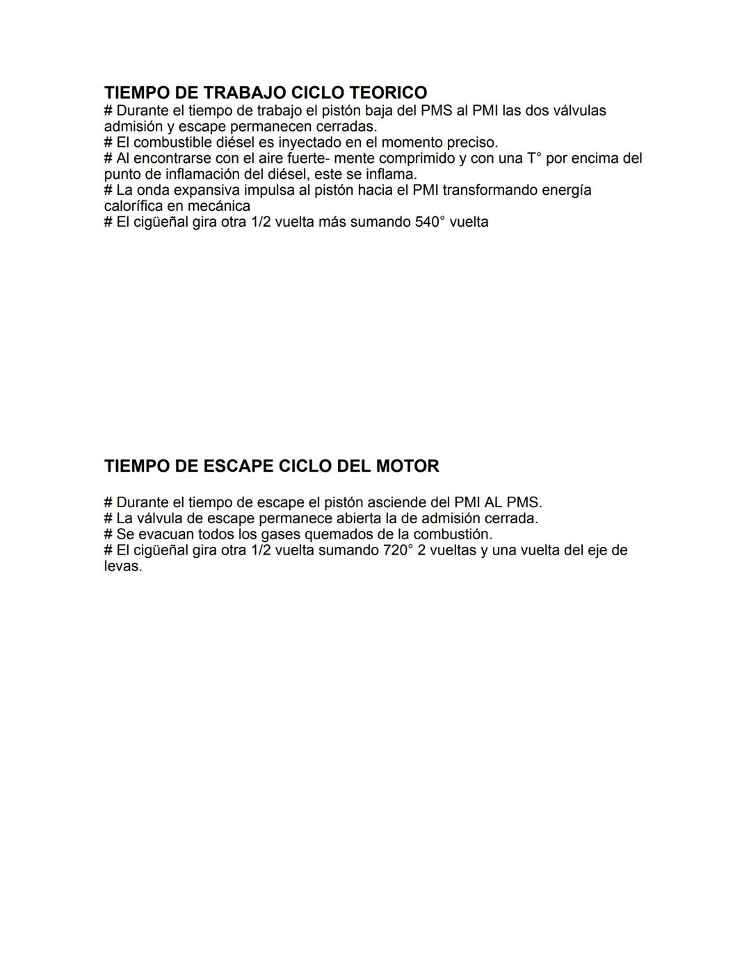 # MOTORES DE COMBUSTION INTERNA
Los motores de combustión interna son sistemas que convierten, internamente,
la energía química de un combu