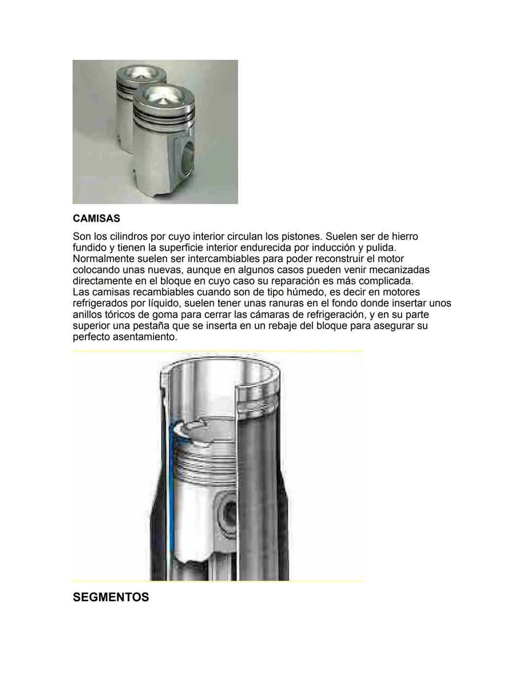 # MOTORES DE COMBUSTION INTERNA
Los motores de combustión interna son sistemas que convierten, internamente,
la energía química de un combu
