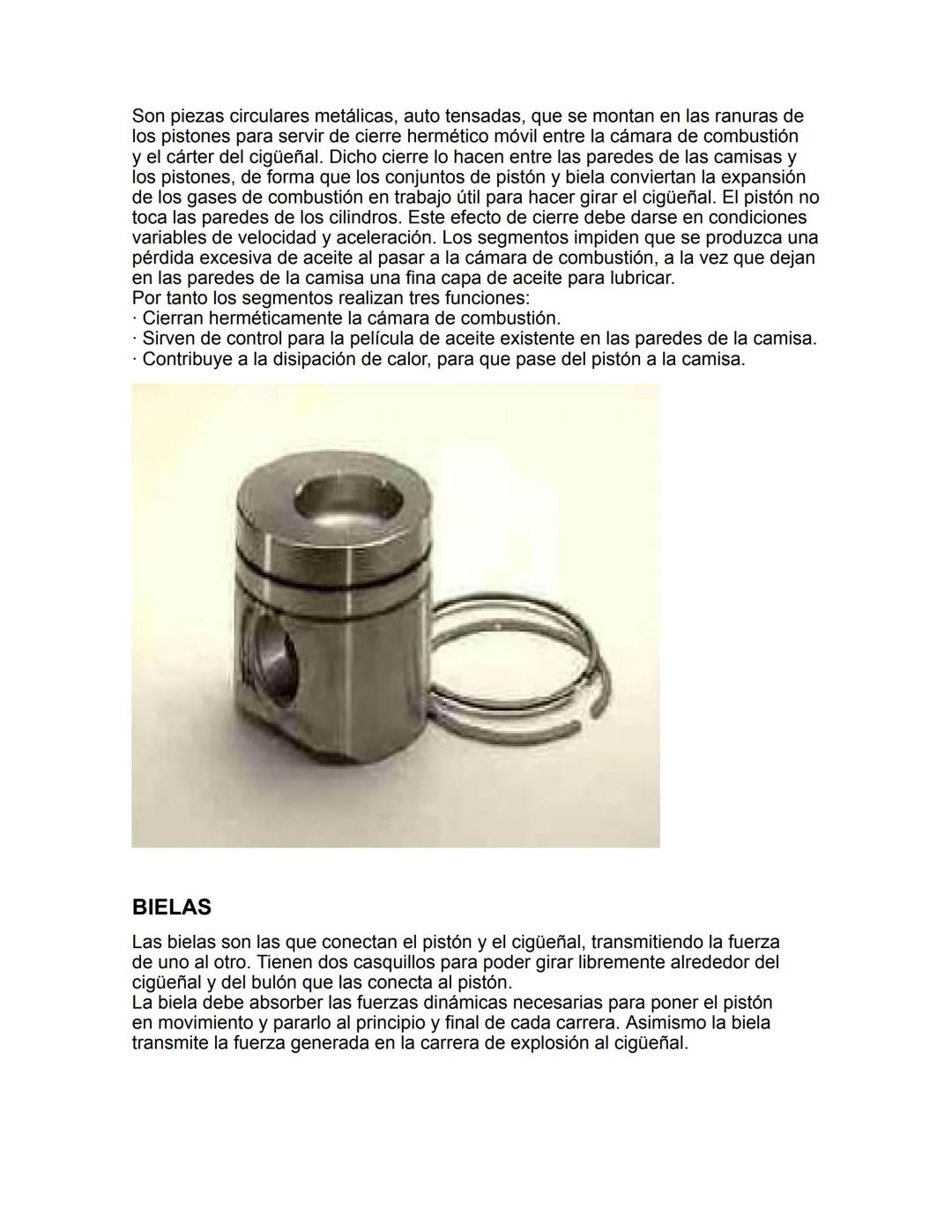 # MOTORES DE COMBUSTION INTERNA
Los motores de combustión interna son sistemas que convierten, internamente,
la energía química de un combu