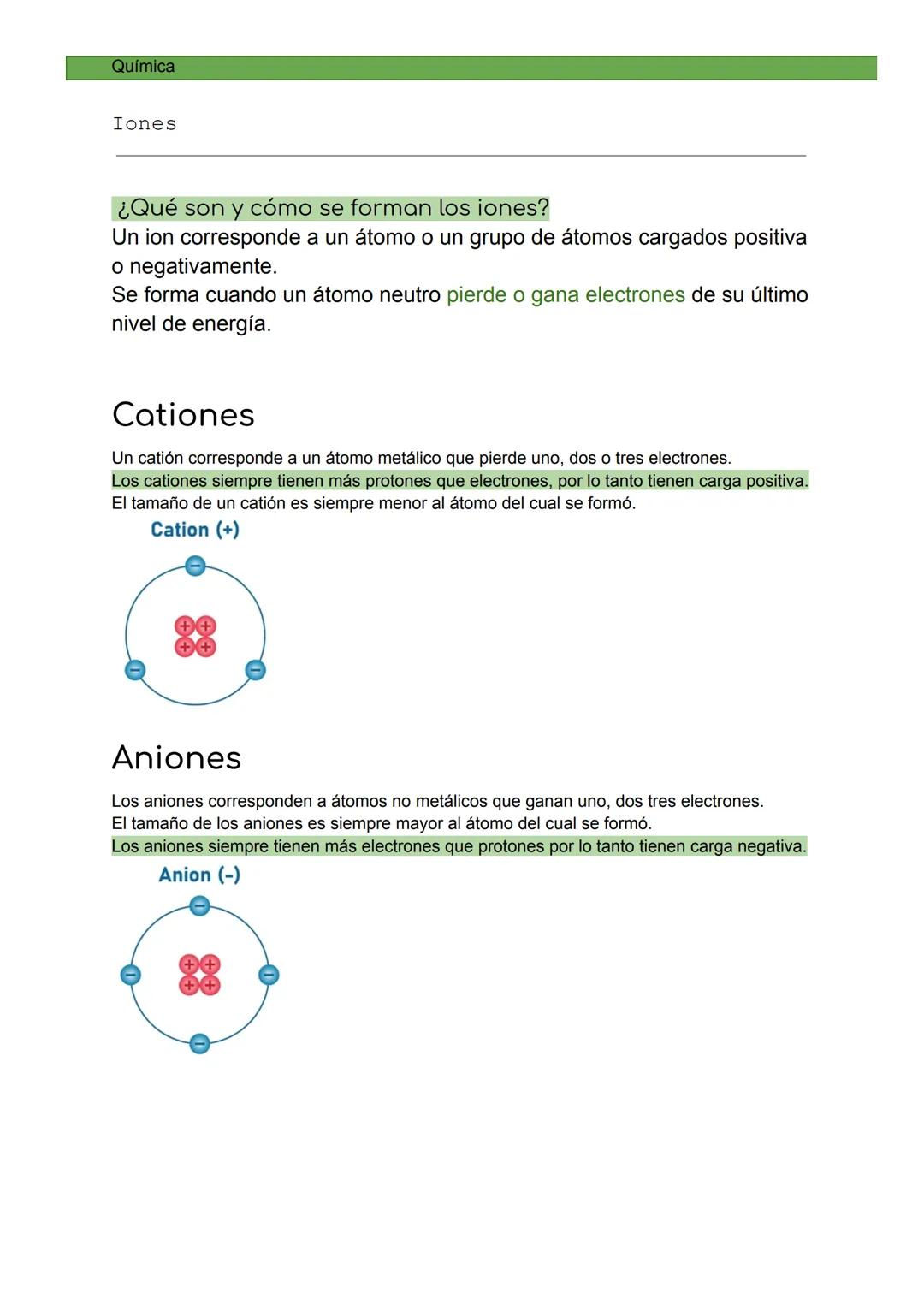 # Química
# Partículas subatómicas
Atomo
Electrón
Núcleo
(protones + neutrones)
El átomo está formado
principalmente por tres
partículas
