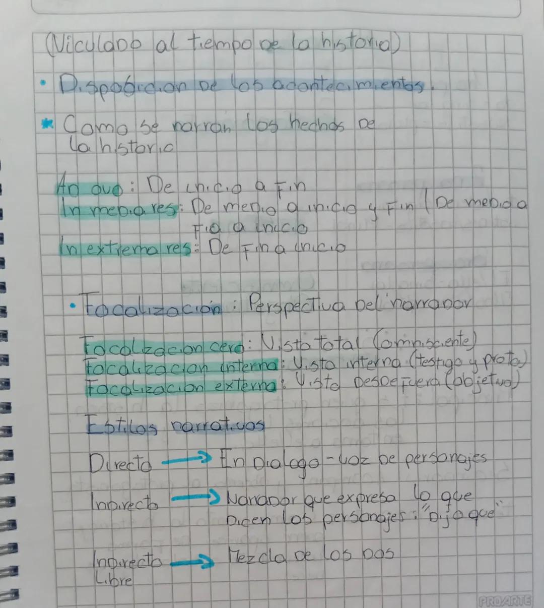 Obj:
Reconocer los elementos significativos
Del genero narrativo, destacando sus
estructuras
Genero Narrativa
Textos enfocados en relatar,
