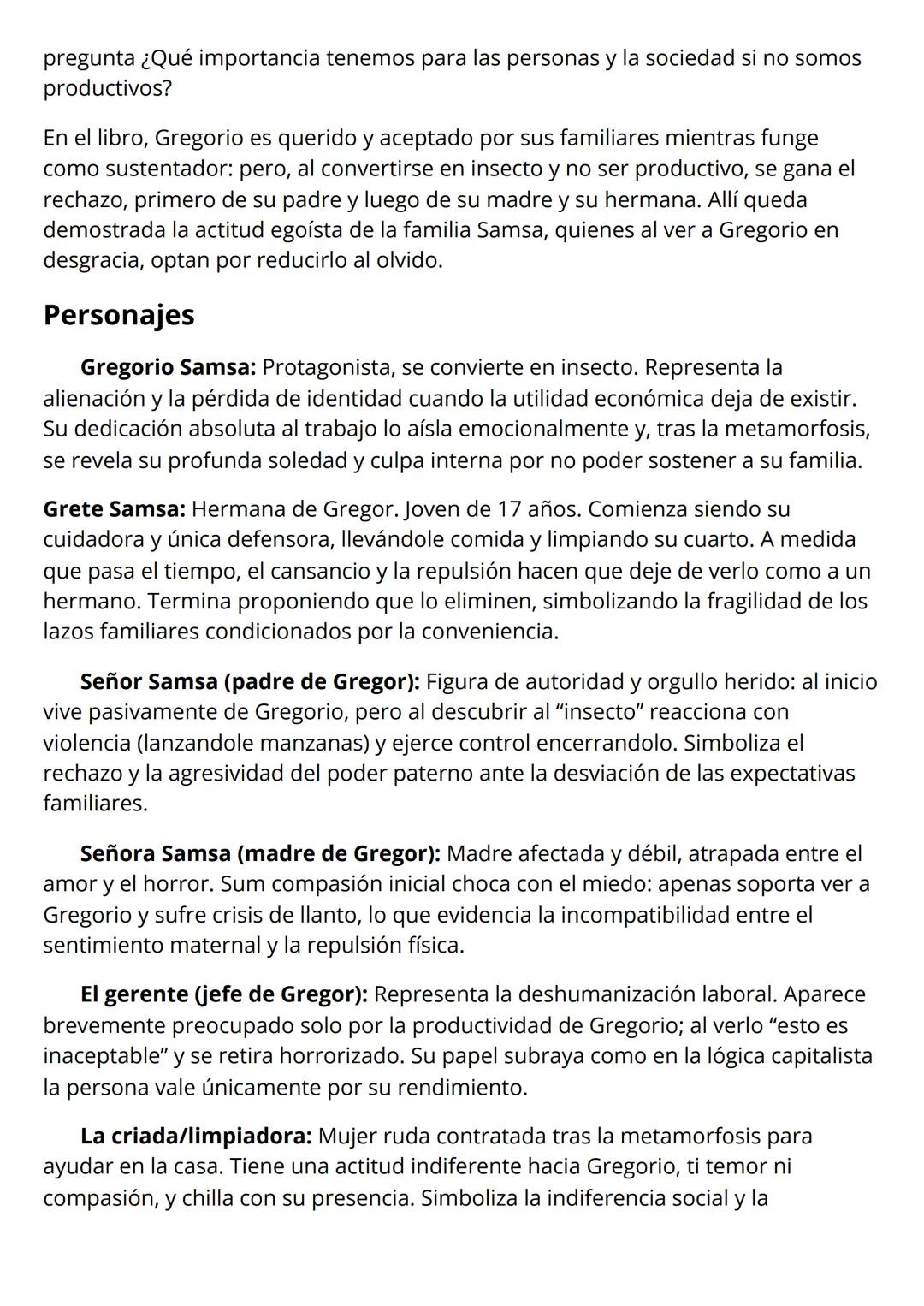 # La Metamorfosis
Franz Kafka
"La Metamorfosis" de Franz Kafka es una novela que narra la transformación de
Gregorio Samsa, un joven emple