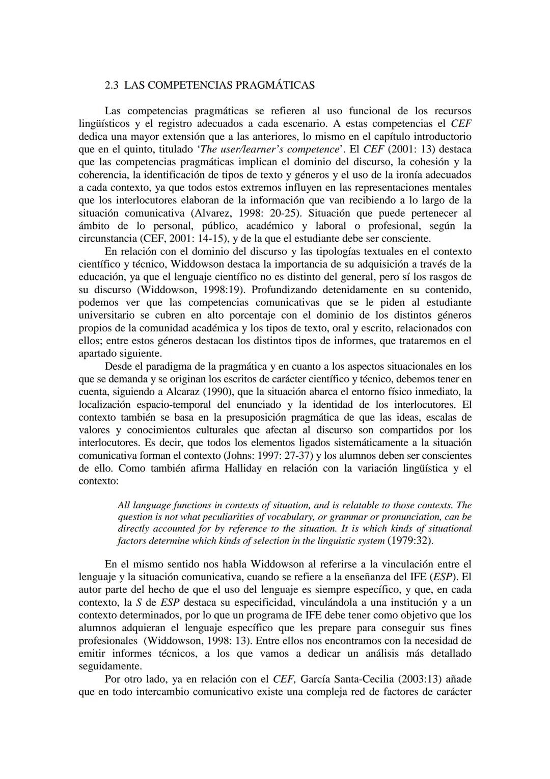 (2006) Revista de Lenguas para Fines Específicos
ISSN: 0213-0610. D.L.G.C.298-1993. pgs 133-150
ESTRATEGIAS METACOGNITIVAS Y METALINGÜÍSTICA