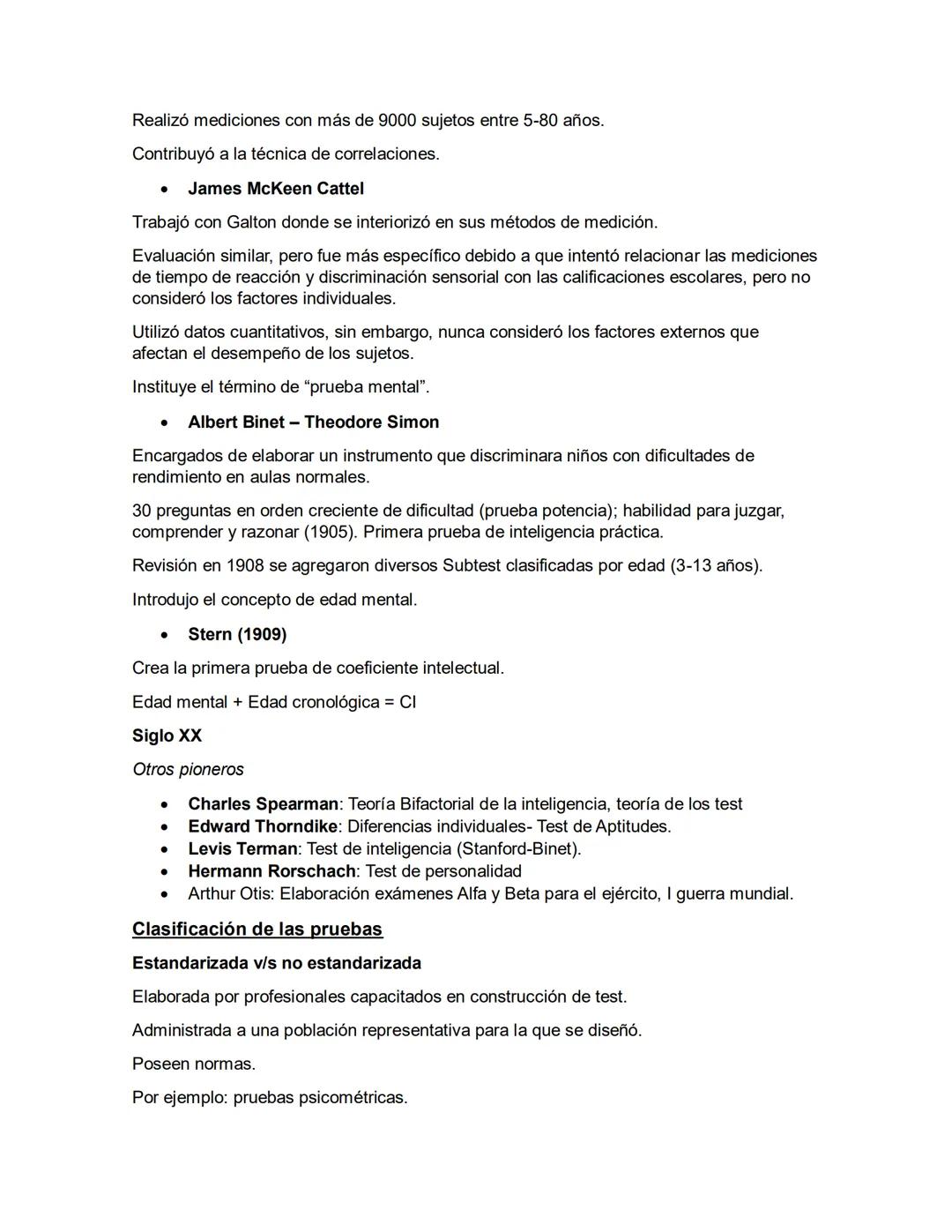 Unidad 1: El proceso de evaluación psicológica
Historia del concepto de evaluación psicológica
* Platón y Aristóteles (2500 A.C)
Pioneros en