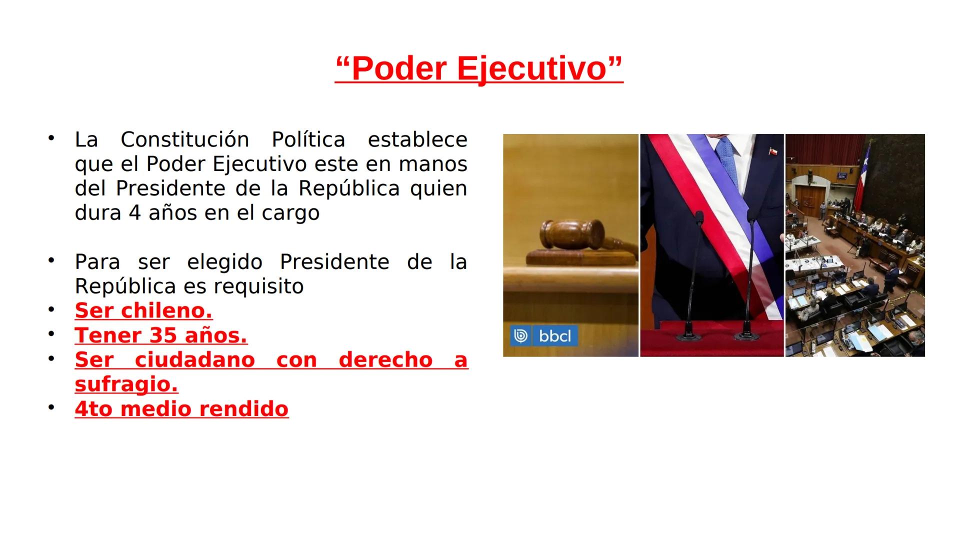 CONSTITUCIÓN CHILE
Objetivo: Identificar instituciones de control y
fiscalización del sistema administrativo en Chile “Las Normas y el Derec
