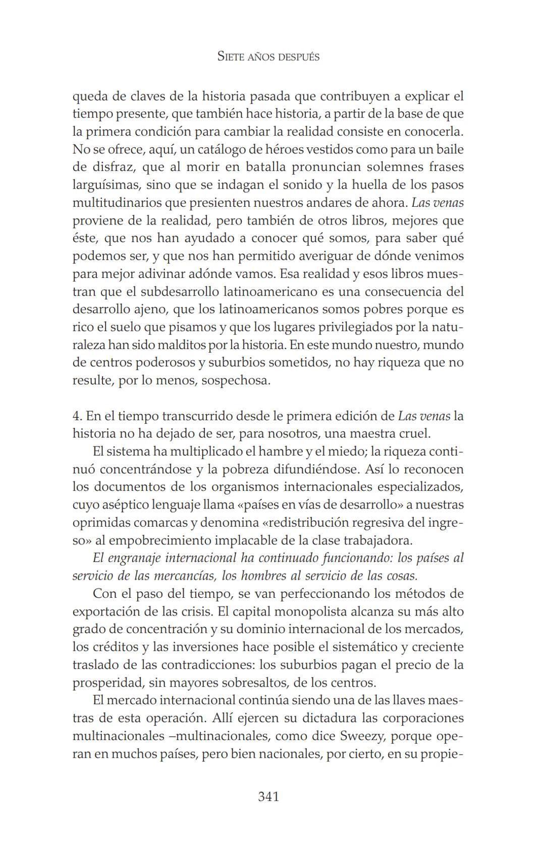 NDIA fupertor
EDUARDO
GALEANO
LAS VENAS
ABIERTAS
DE AMÉRICA
LATINA
Terra flonds
FRANCISCA
C.Briteran
Exterieses
Ocranusoccidentaliv
448
Cham