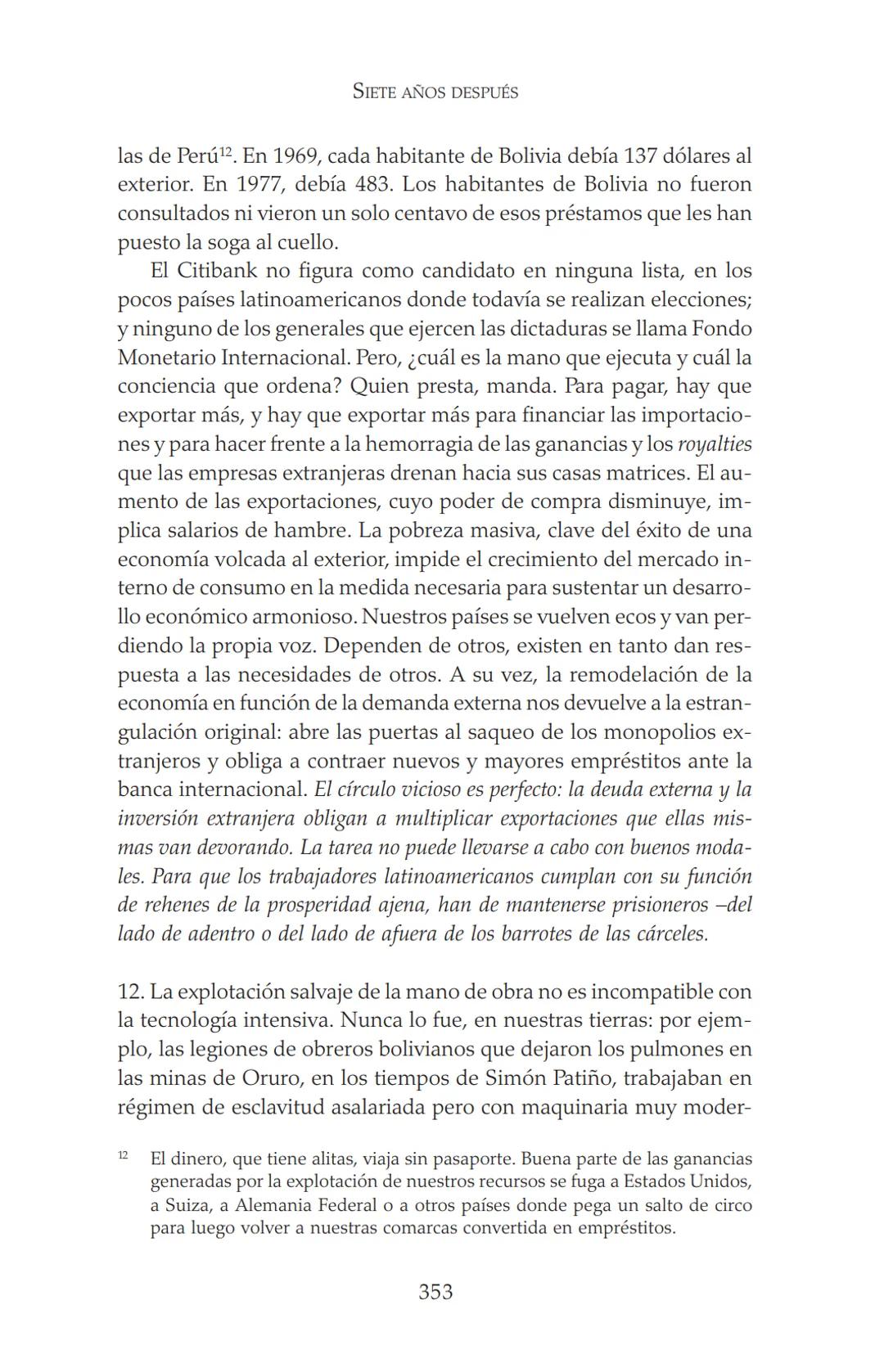 NDIA fupertor
EDUARDO
GALEANO
LAS VENAS
ABIERTAS
DE AMÉRICA
LATINA
Terra flonds
FRANCISCA
C.Briteran
Exterieses
Ocranusoccidentaliv
448
Cham