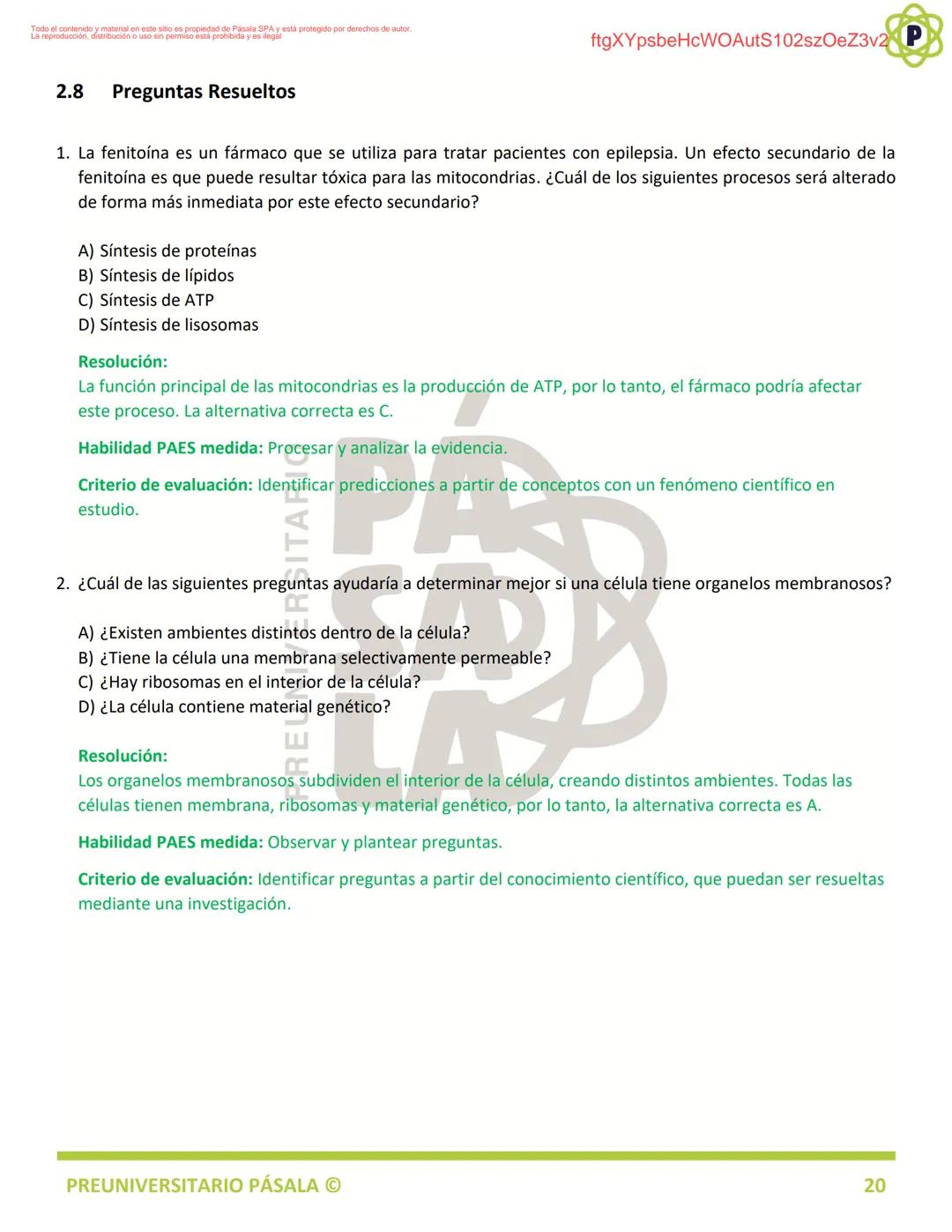 PREUNIVERSITARIO
TEORÍA
BIOLOGÍA
EJE: ORGANIZACIÓN, ESTRUCTURA Y ACTIVIDAD CELULAR
TEMA: BIOLOGÍA CELULAR
PA
LA
ftgXYpsbeHcWOAutS102szOeZ3v2