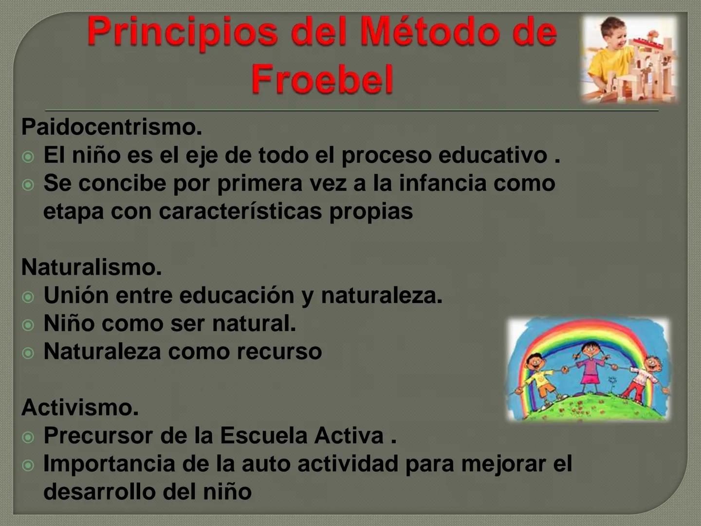 # FRIEDRICH FROEBEL Friedrich Froebel
Biografía
• Nació el 21 de octubre de 1782 en
Oberweissbach, Alemania.
O Su madre murió seis meses des