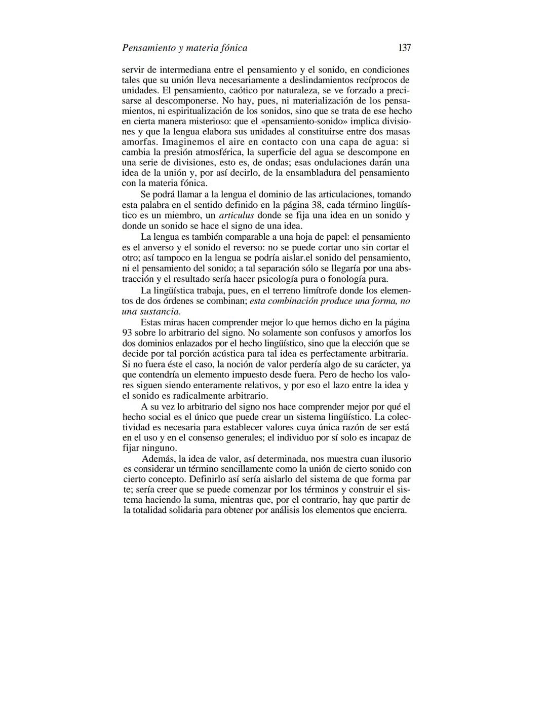 FERDINAND DE SAUSSURE
CURSO DE
LINGÜÍSTICA GENERAL
Traducción, prólogo y notas de AMADO ALONSO
VIGESIMACUARTA EDICIÓN
EDITORIAL LOSADA
L