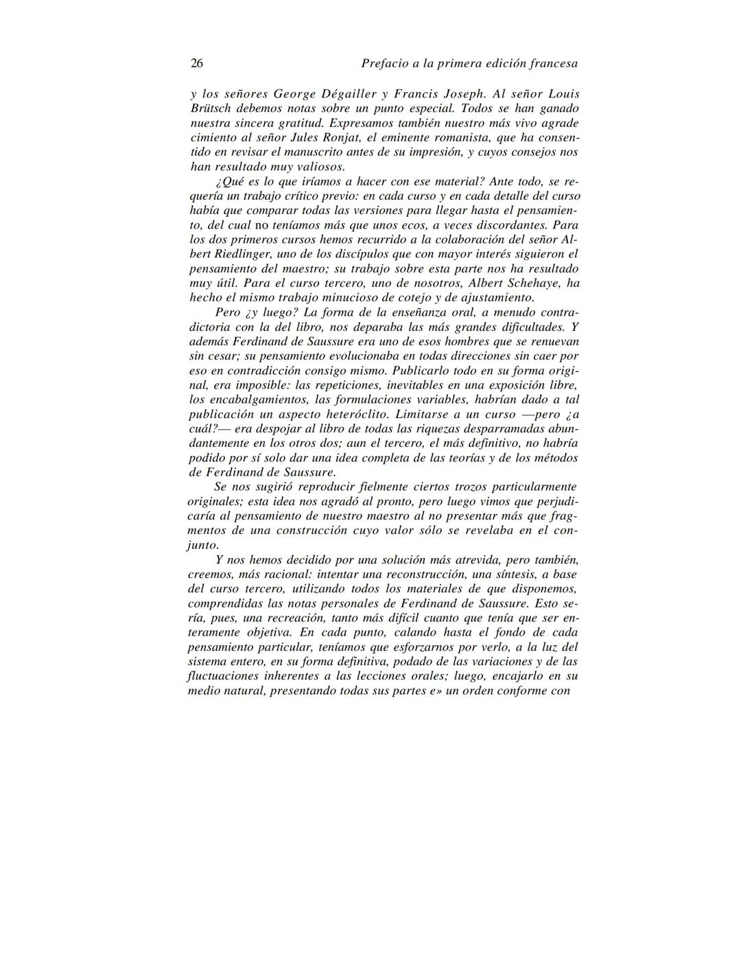FERDINAND DE SAUSSURE
CURSO DE
LINGÜÍSTICA GENERAL
Traducción, prólogo y notas de AMADO ALONSO
VIGESIMACUARTA EDICIÓN
EDITORIAL LOSADA
L
