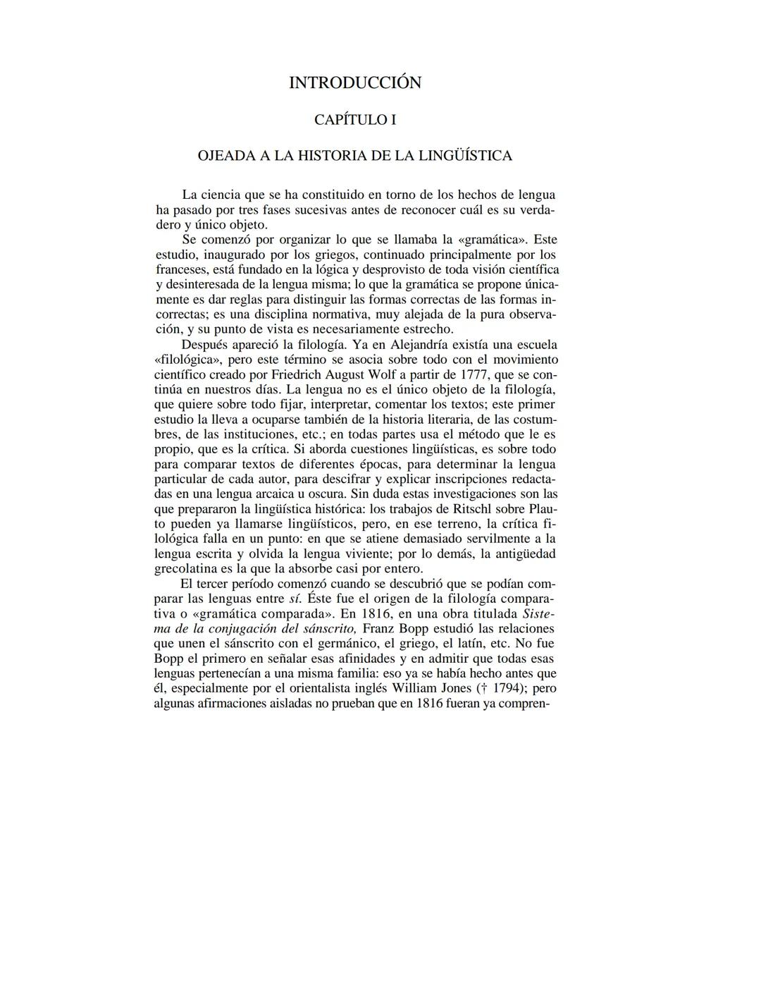 FERDINAND DE SAUSSURE
CURSO DE
LINGÜÍSTICA GENERAL
Traducción, prólogo y notas de AMADO ALONSO
VIGESIMACUARTA EDICIÓN
EDITORIAL LOSADA
L