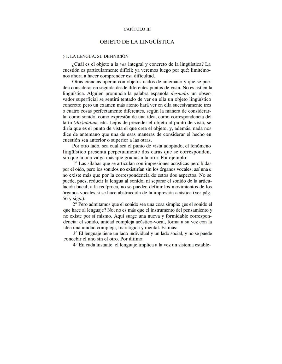 FERDINAND DE SAUSSURE
CURSO DE
LINGÜÍSTICA GENERAL
Traducción, prólogo y notas de AMADO ALONSO
VIGESIMACUARTA EDICIÓN
EDITORIAL LOSADA
L