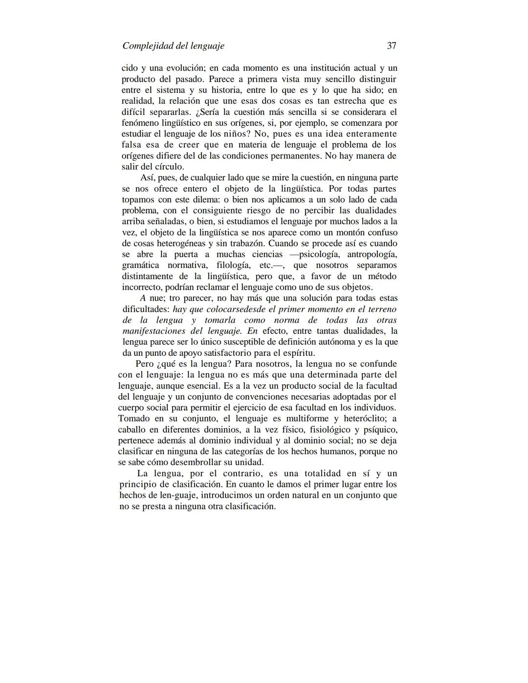 FERDINAND DE SAUSSURE
CURSO DE
LINGÜÍSTICA GENERAL
Traducción, prólogo y notas de AMADO ALONSO
VIGESIMACUARTA EDICIÓN
EDITORIAL LOSADA
L