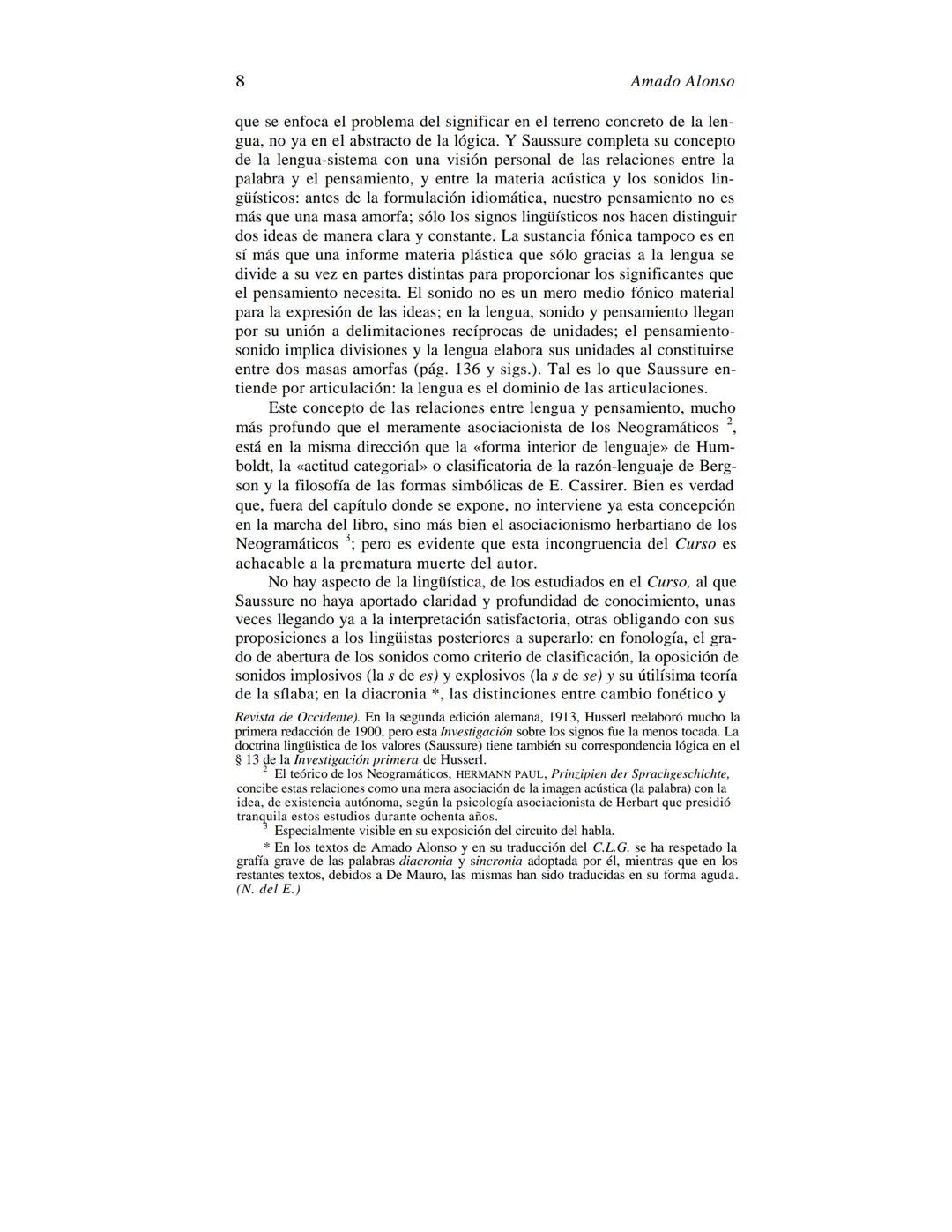 FERDINAND DE SAUSSURE
CURSO DE
LINGÜÍSTICA GENERAL
Traducción, prólogo y notas de AMADO ALONSO
VIGESIMACUARTA EDICIÓN
EDITORIAL LOSADA
L