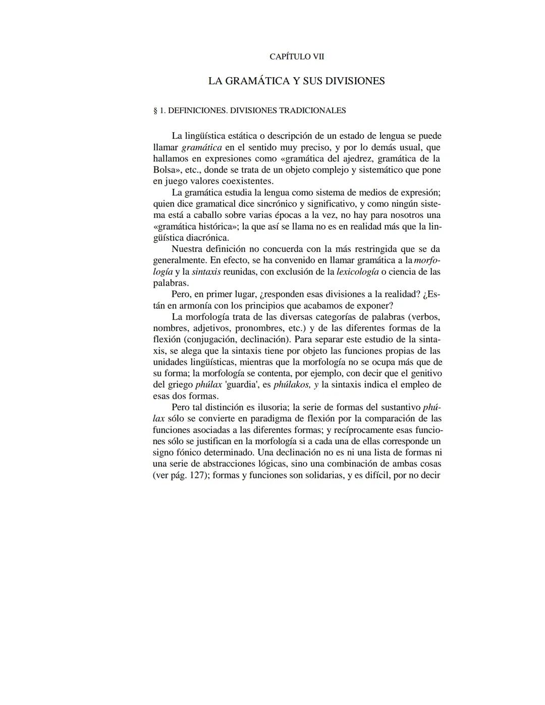 FERDINAND DE SAUSSURE
CURSO DE
LINGÜÍSTICA GENERAL
Traducción, prólogo y notas de AMADO ALONSO
VIGESIMACUARTA EDICIÓN
EDITORIAL LOSADA
L