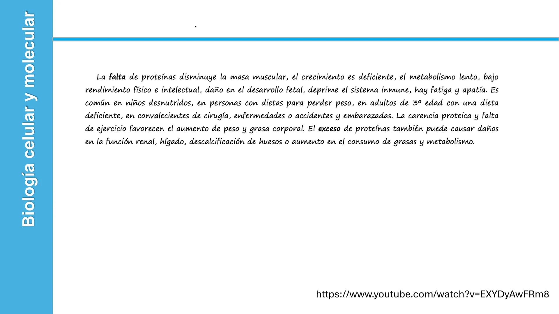Objetivo: Describir la estructura de las proteínas y analizar la función de las proteínas.
# PROTEÍNAS
Unidad 2 Estudiando la versatilida