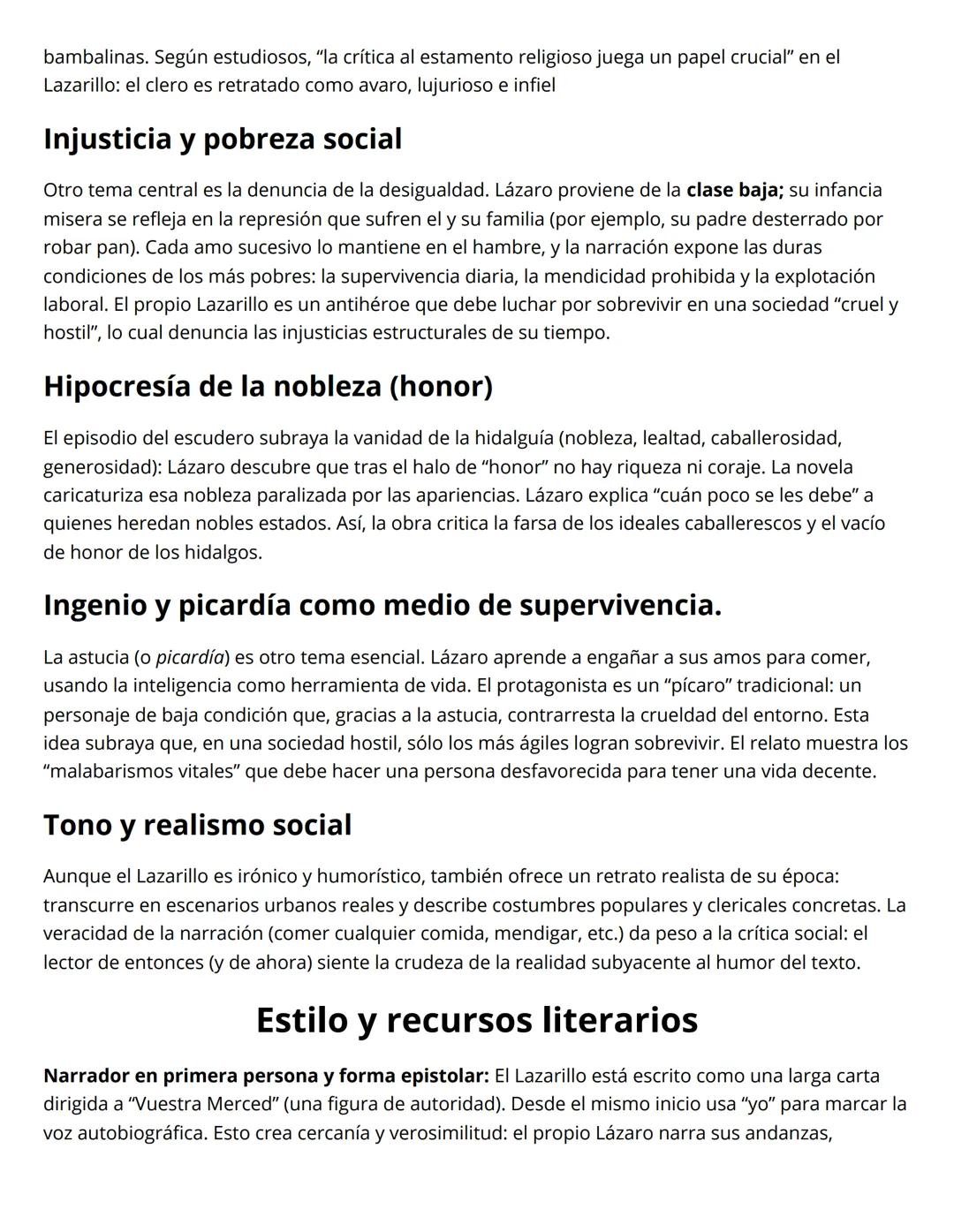 El lazarillo de Tormes
La vida de Lazarillo de Tormes y de sus fortunas y adversidades (publicada en 1554) es considerada
la primera novela