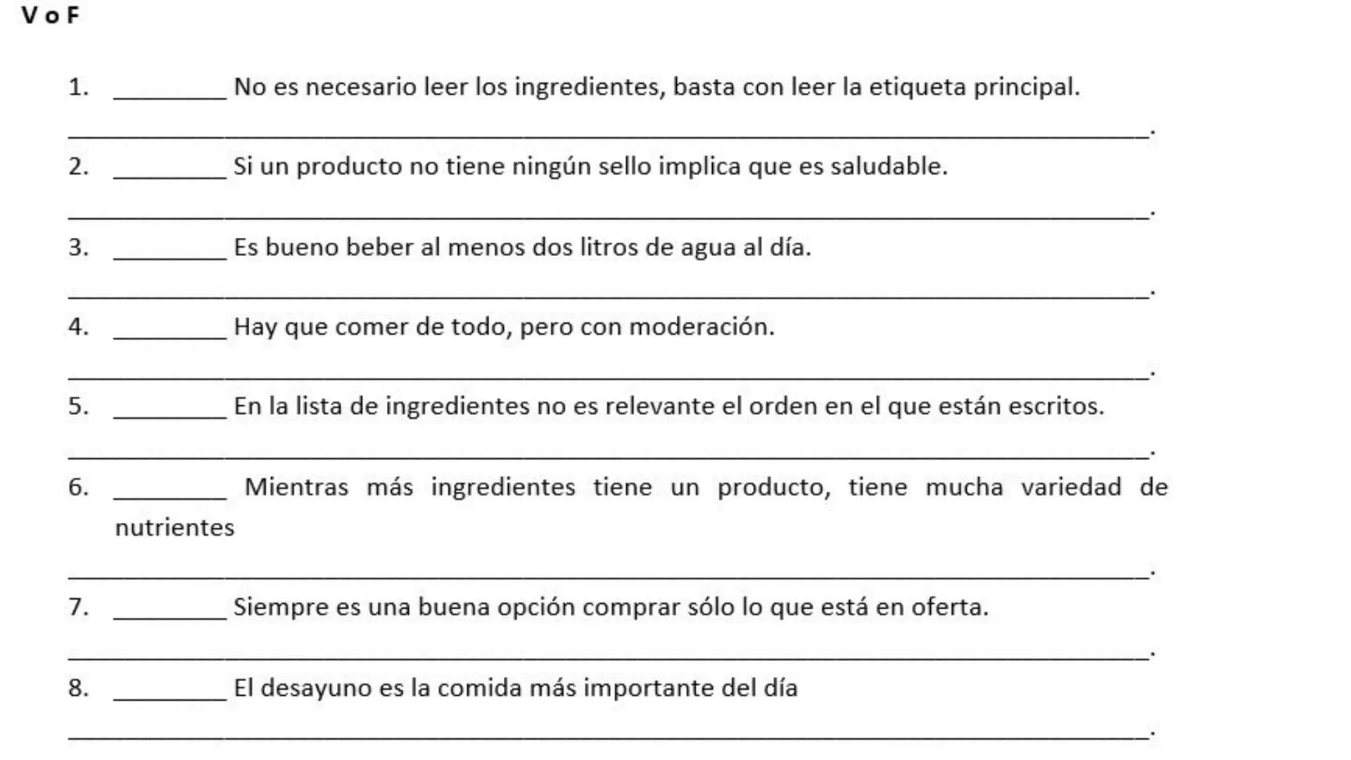 # Nutrientes
y sus consecuencias
Fernanda Lucero Ticket de entrada
1) Elabora una lista de los alimentos que consumiste en el
almuerzo de a
