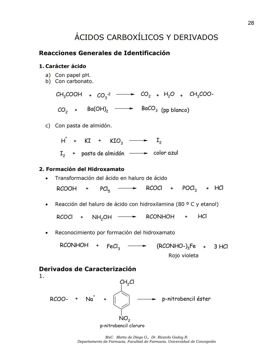 Universidad
de Concepción
✔ Facultad
✔de Farmacia
ANÁLISIS DE MEDICAMENTOS
ANÁLISIS FUNCIONAL
ANÁLISIS ELEMENTAL
DETERMINACIÓN DE AGUA
MSc.