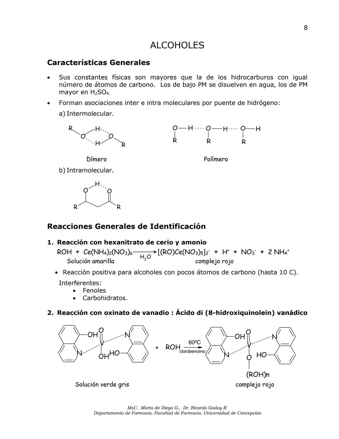 Universidad
de Concepción
✔ Facultad
✔de Farmacia
ANÁLISIS DE MEDICAMENTOS
ANÁLISIS FUNCIONAL
ANÁLISIS ELEMENTAL
DETERMINACIÓN DE AGUA
MSc.