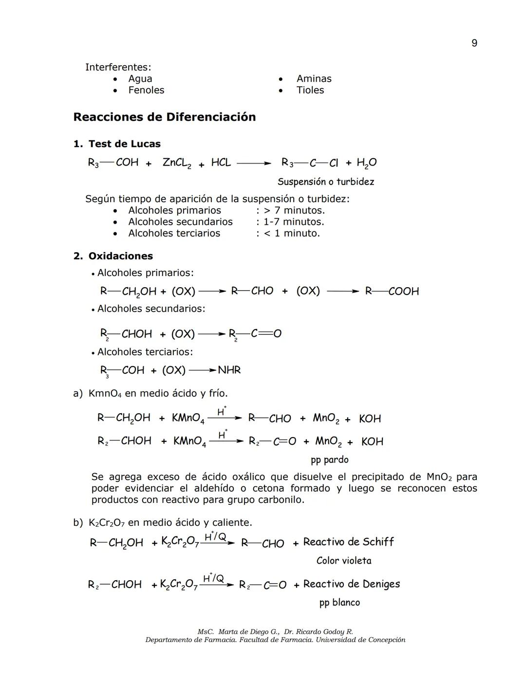 Universidad
de Concepción
✔ Facultad
✔de Farmacia
ANÁLISIS DE MEDICAMENTOS
ANÁLISIS FUNCIONAL
ANÁLISIS ELEMENTAL
DETERMINACIÓN DE AGUA
MSc.