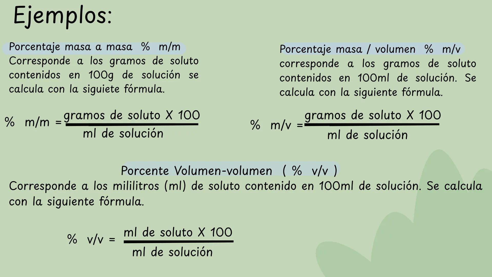 # Solubilidad
Soluciones químicas ¿Qué es la
solubilidad?
Depende de:
• Temperatura
• Agitación de las partículas
• Naturaleza (composición