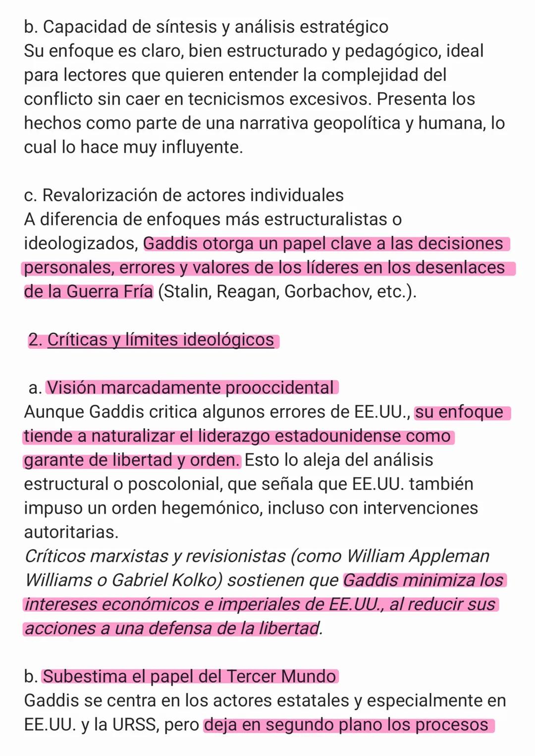 NUEVA HISTORIA DE LA GUERRA FRÍA, RESUMEN:
1. Introducción y enfoque del autor
John Lewis Gaddis, historiador estadounidense
especializado e