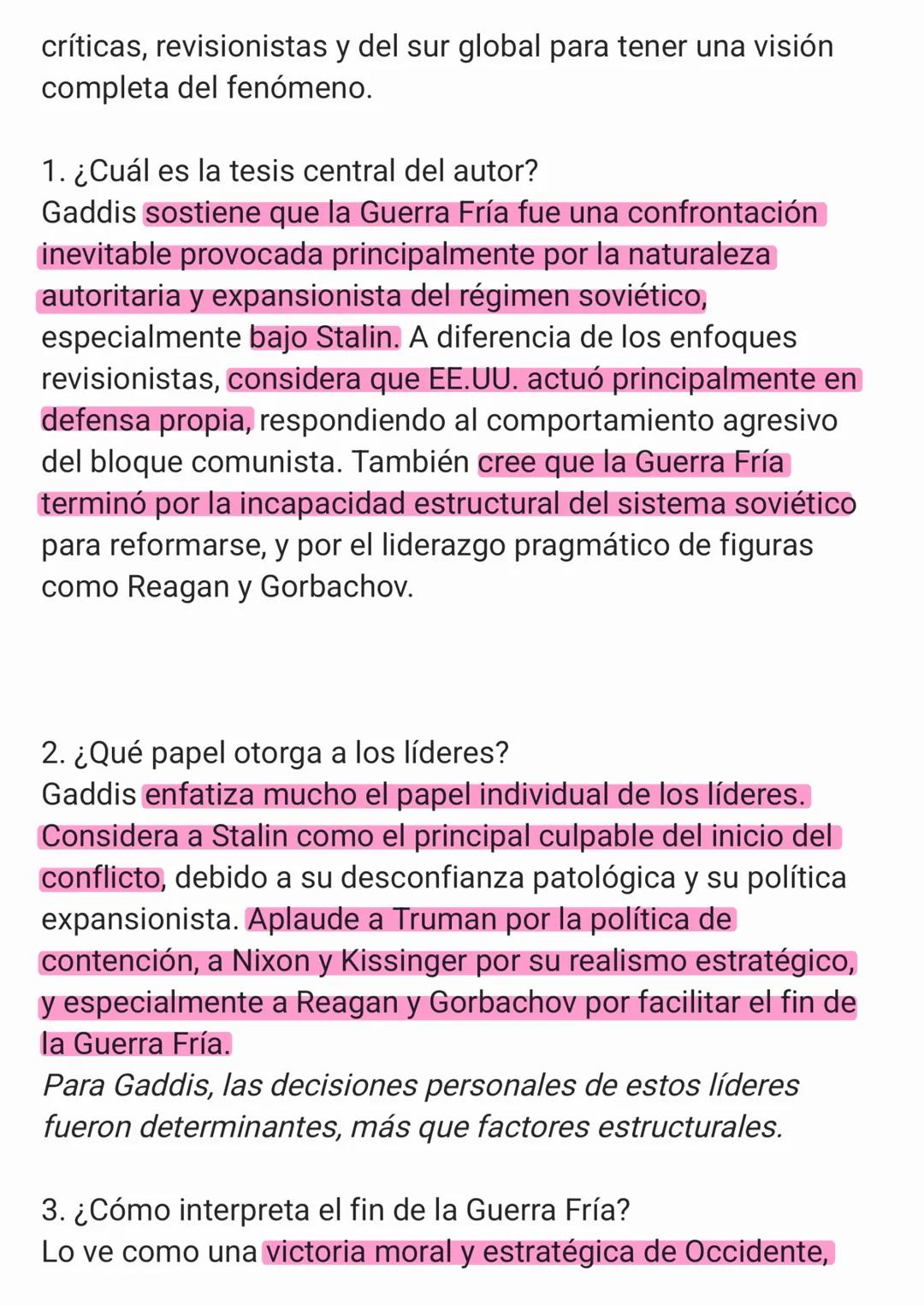 NUEVA HISTORIA DE LA GUERRA FRÍA, RESUMEN:
1. Introducción y enfoque del autor
John Lewis Gaddis, historiador estadounidense
especializado e
