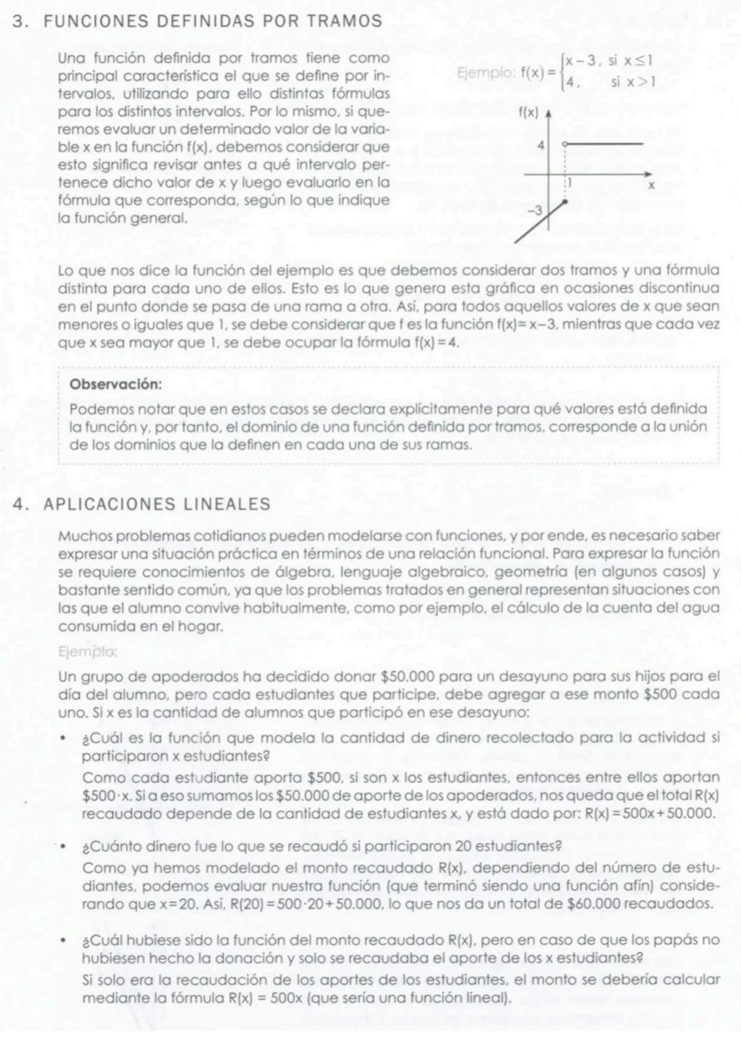 # CAPÍTULO 11
# FUNCIÓN LINEAL Y FUNCIÓN AFÍN
COMPETENCIA MATEMÁTICA M1 Y M2
1. FUNCIONES
Sean A y B conjuntos no vacíos. Una función $f