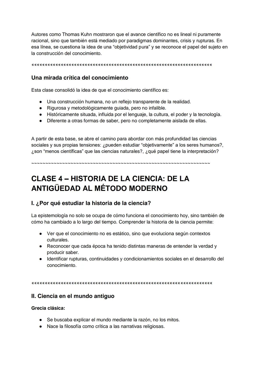 # Clases:
* Introducción a la epistemología 27/03
* Epistemología y ciencia 10/04
* Historia de la ciencia (1) 17/04
* Historia de la cienc