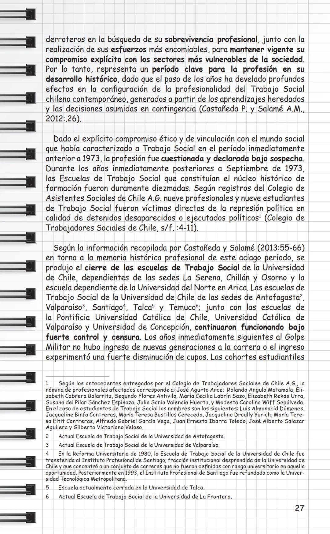 Universidad
de Valparaíso
CHILE
Propuestas Metodológicas
para Trabajo Social
en Intervención Social
y Sistematización.
Cuaderno Metodológico