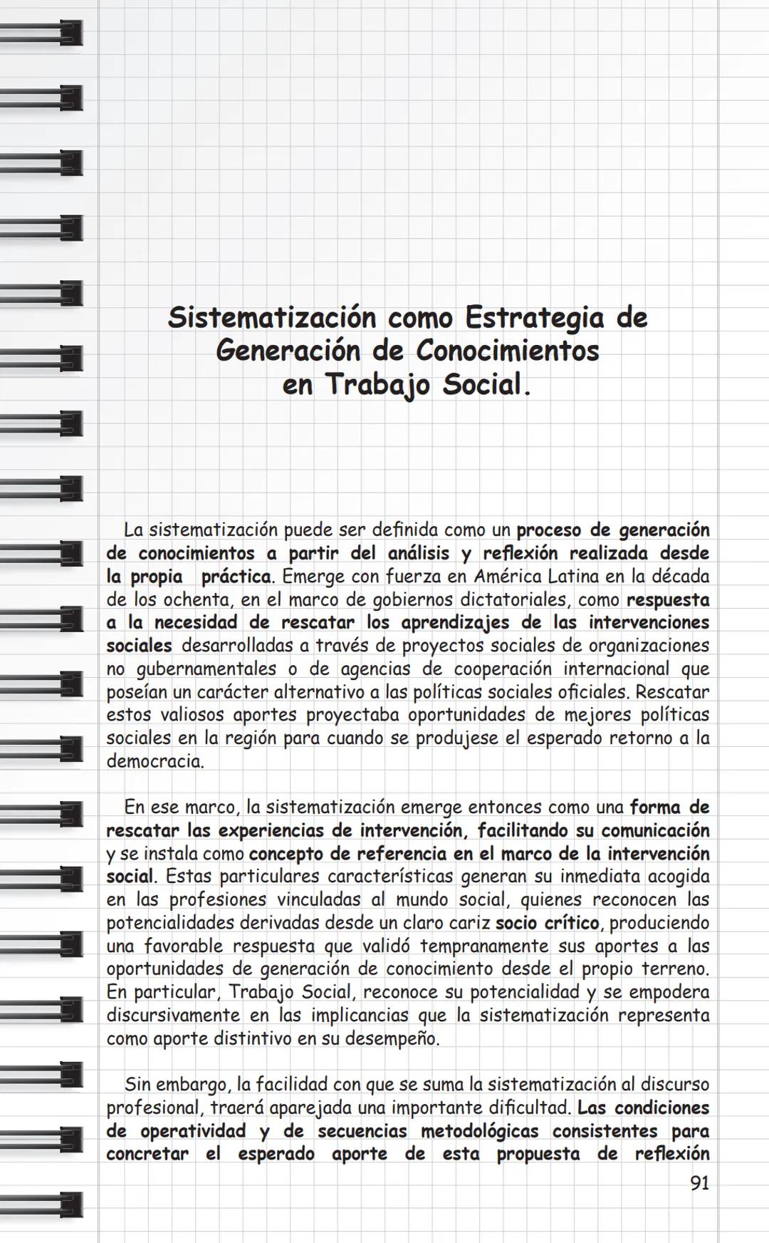 Universidad
de Valparaíso
CHILE
Propuestas Metodológicas
para Trabajo Social
en Intervención Social
y Sistematización.
Cuaderno Metodológico