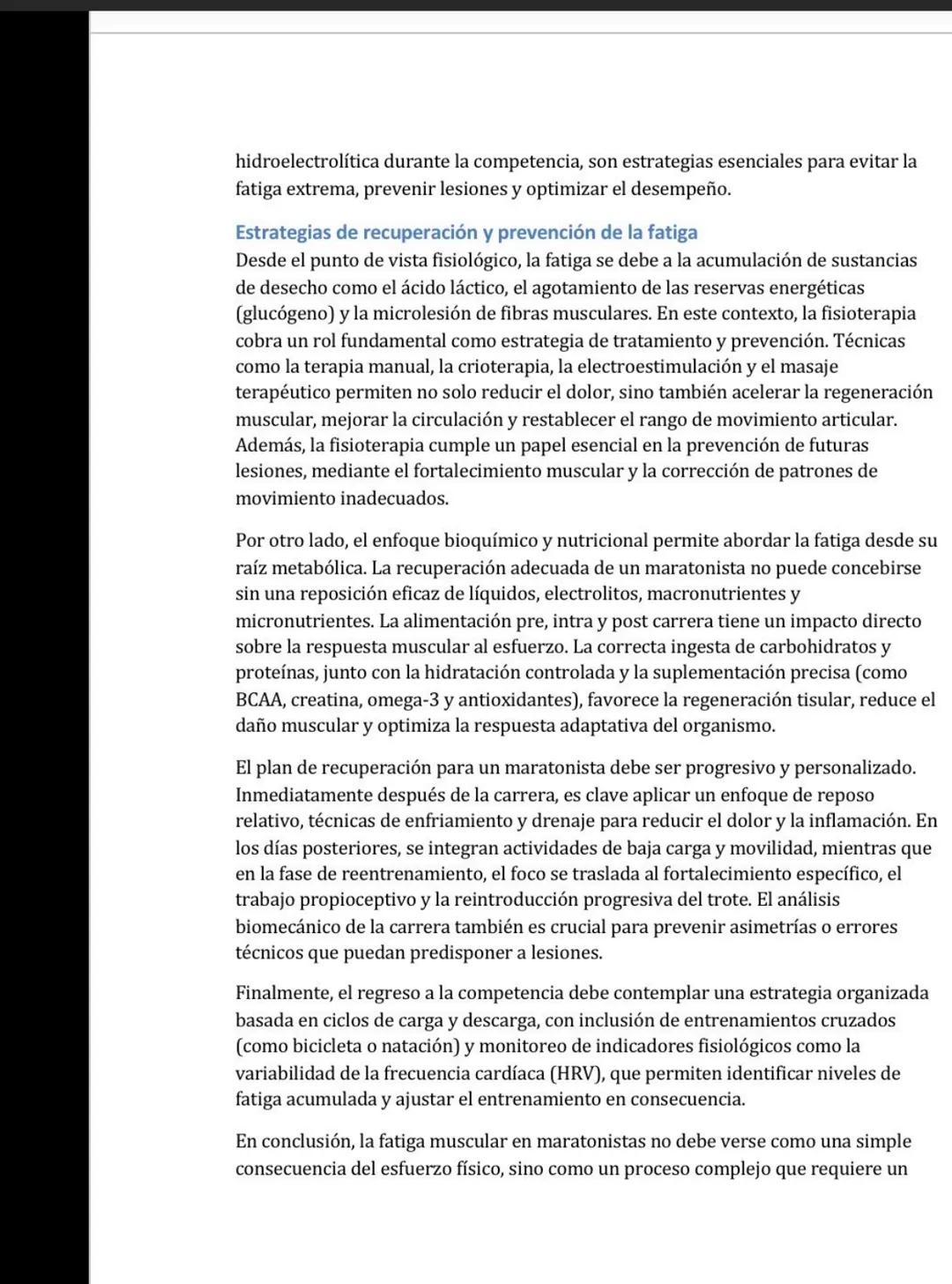 Métodos para prevenir la fatiga muscular
Para prevenir la fatiga muscular en una maratonista es muy necesario, llevar una alimentación.
acor