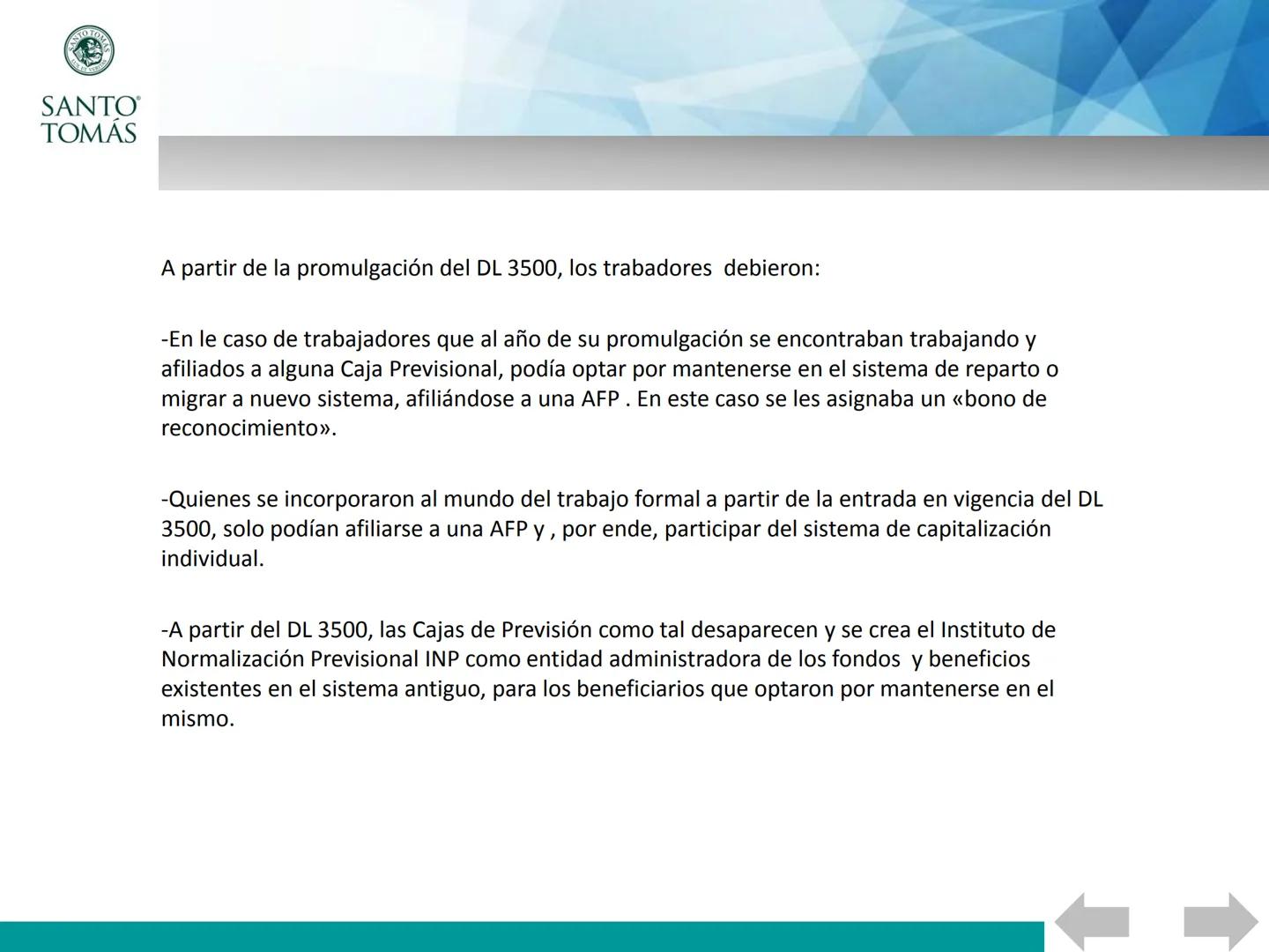 ## Asignatura : Beneficios Previsionales de la Salud
# Las pensiones en chile
UNIDAD 3: SISTEMA DE PENSIONES. CONDICIONES Y FUNCIONAMIENTO