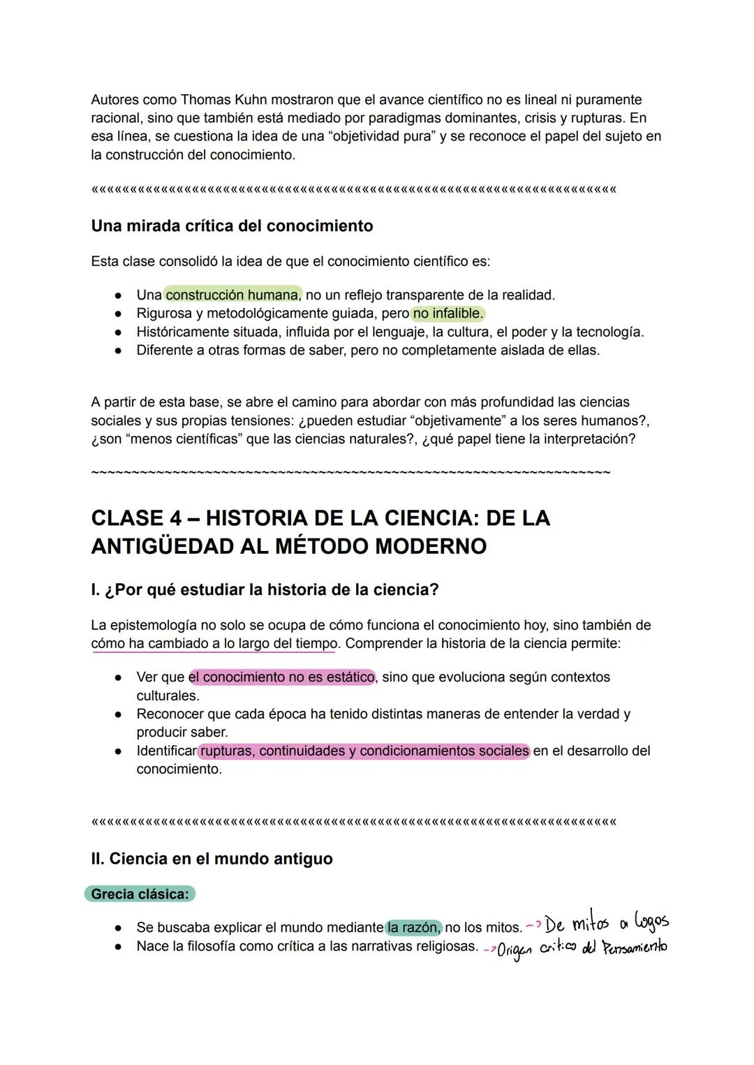 Clases:
* Introducción a la epistemología 27/03
* Epistemología y ciencia 10/04
* historia de la ciencia (1) 17/04
* Historia de la ciencia