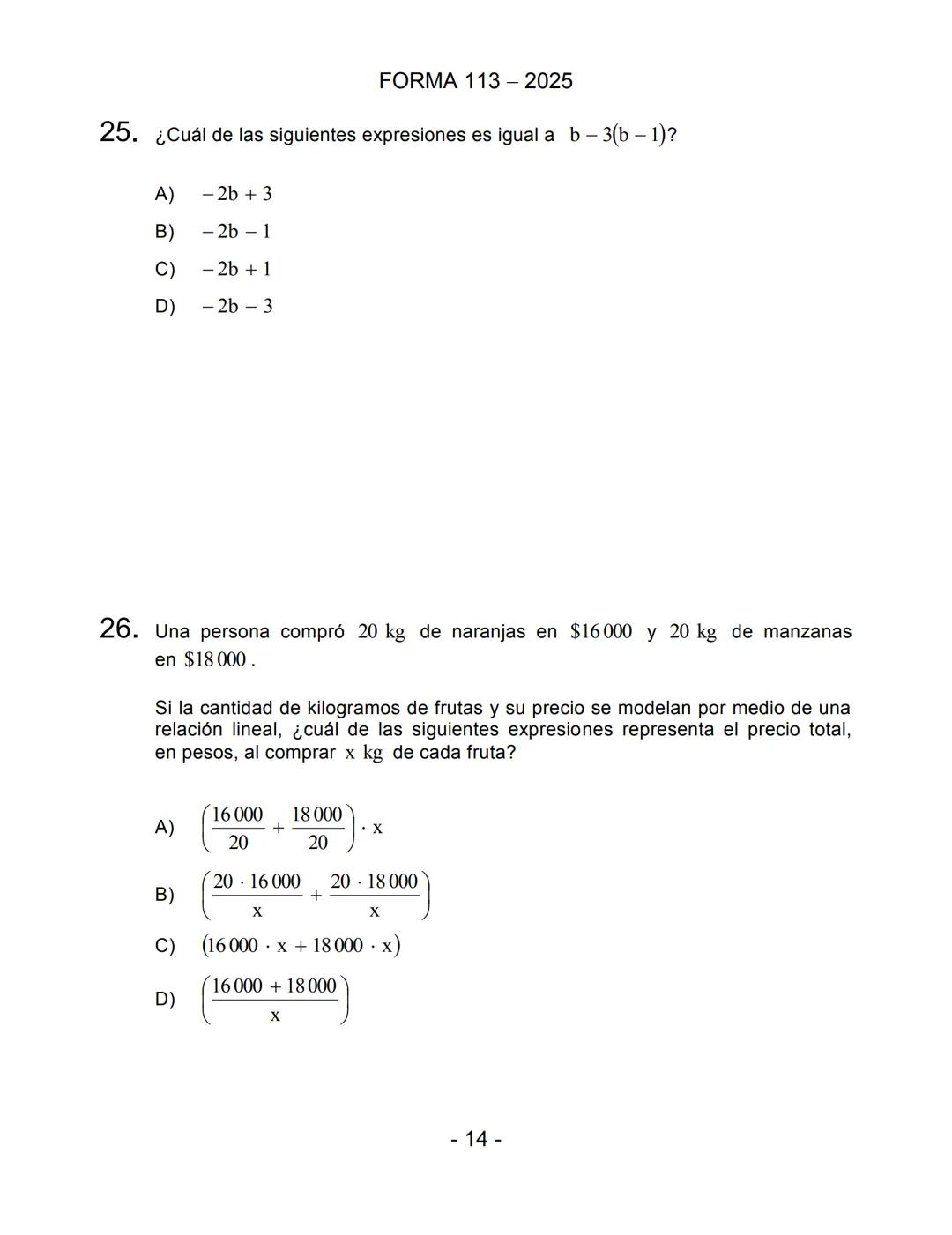 PROCESO de
ADMISIÓN
20
25
DEMRE
PIONEROS EXPERTOS CONFIABLES
SELECCIÓN DE
PREGUNTAS
Prueba de Acceso a la Educación Superior (PAES)
COMPETEN