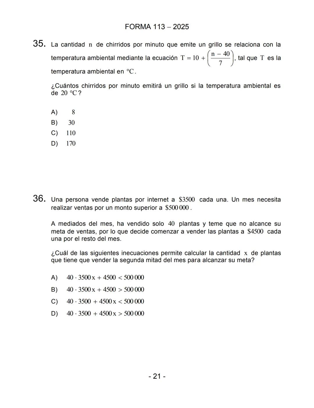 PROCESO de
ADMISIÓN
20
25
DEMRE
PIONEROS EXPERTOS CONFIABLES
SELECCIÓN DE
PREGUNTAS
Prueba de Acceso a la Educación Superior (PAES)
COMPETEN