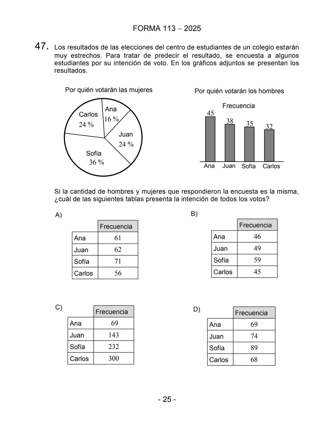 PROCESO de
ADMISIÓN
20
25
DEMRE
PIONEROS EXPERTOS CONFIABLES
SELECCIÓN DE
PREGUNTAS
Prueba de Acceso a la Educación Superior (PAES)
COMPETEN