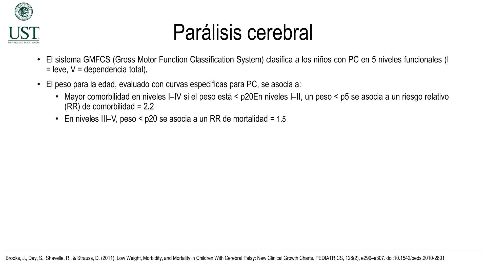 Valoración nutricional en paciente hospitalizado – Síndrome de
Down y Parálisis cerebral
Msc. Nut. Felipe Andrés González Fernández --- OCR