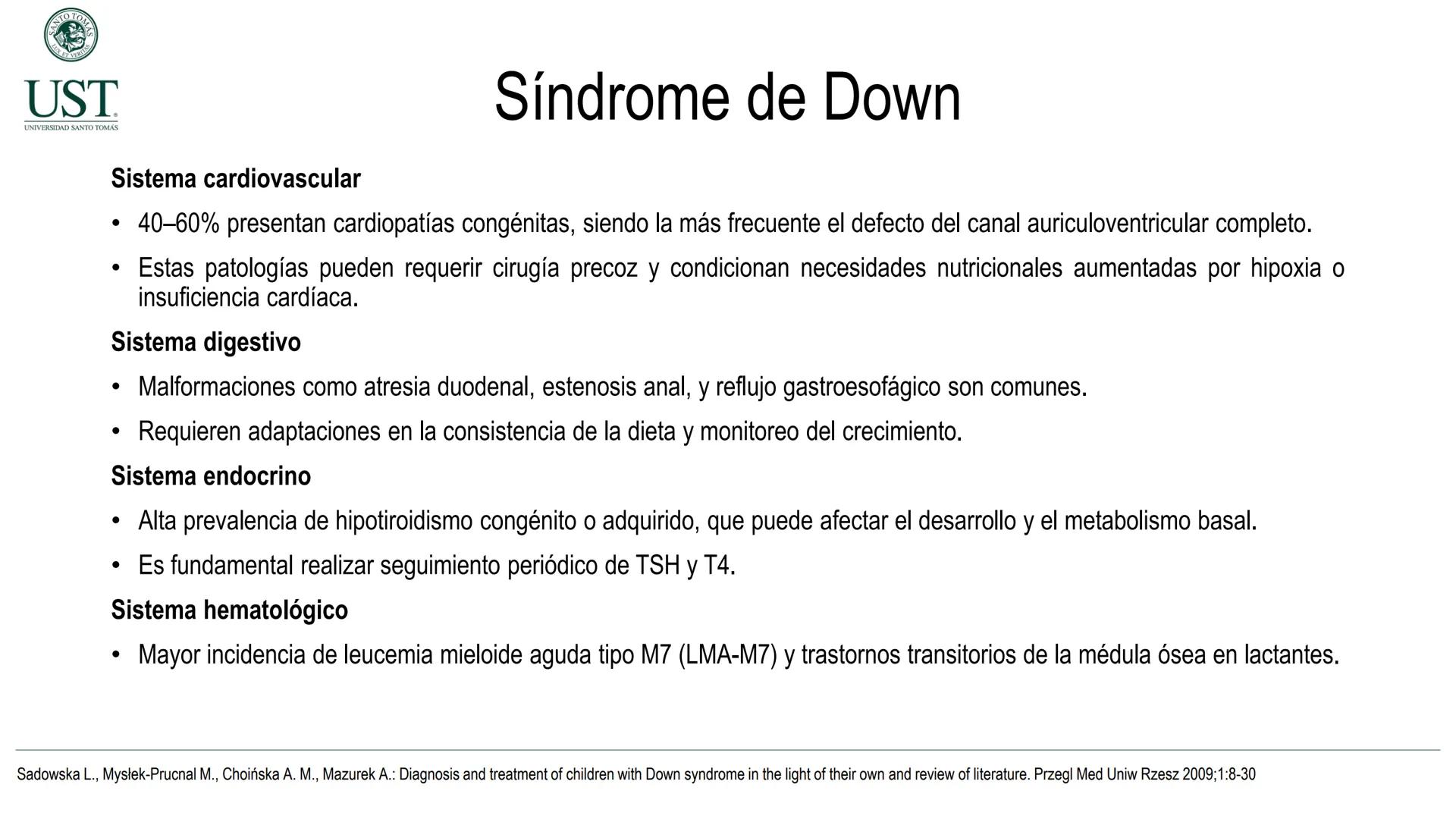 Valoración nutricional en paciente hospitalizado – Síndrome de
Down y Parálisis cerebral
Msc. Nut. Felipe Andrés González Fernández --- OCR