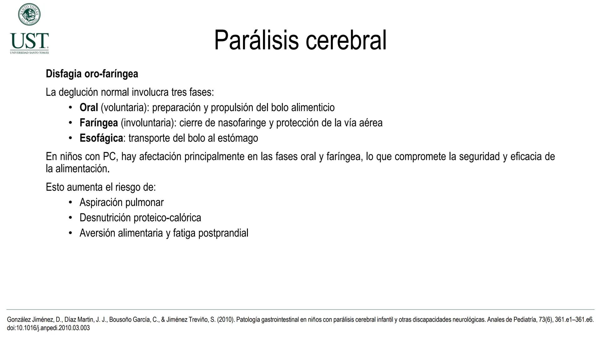 Valoración nutricional en paciente hospitalizado – Síndrome de
Down y Parálisis cerebral
Msc. Nut. Felipe Andrés González Fernández --- OCR