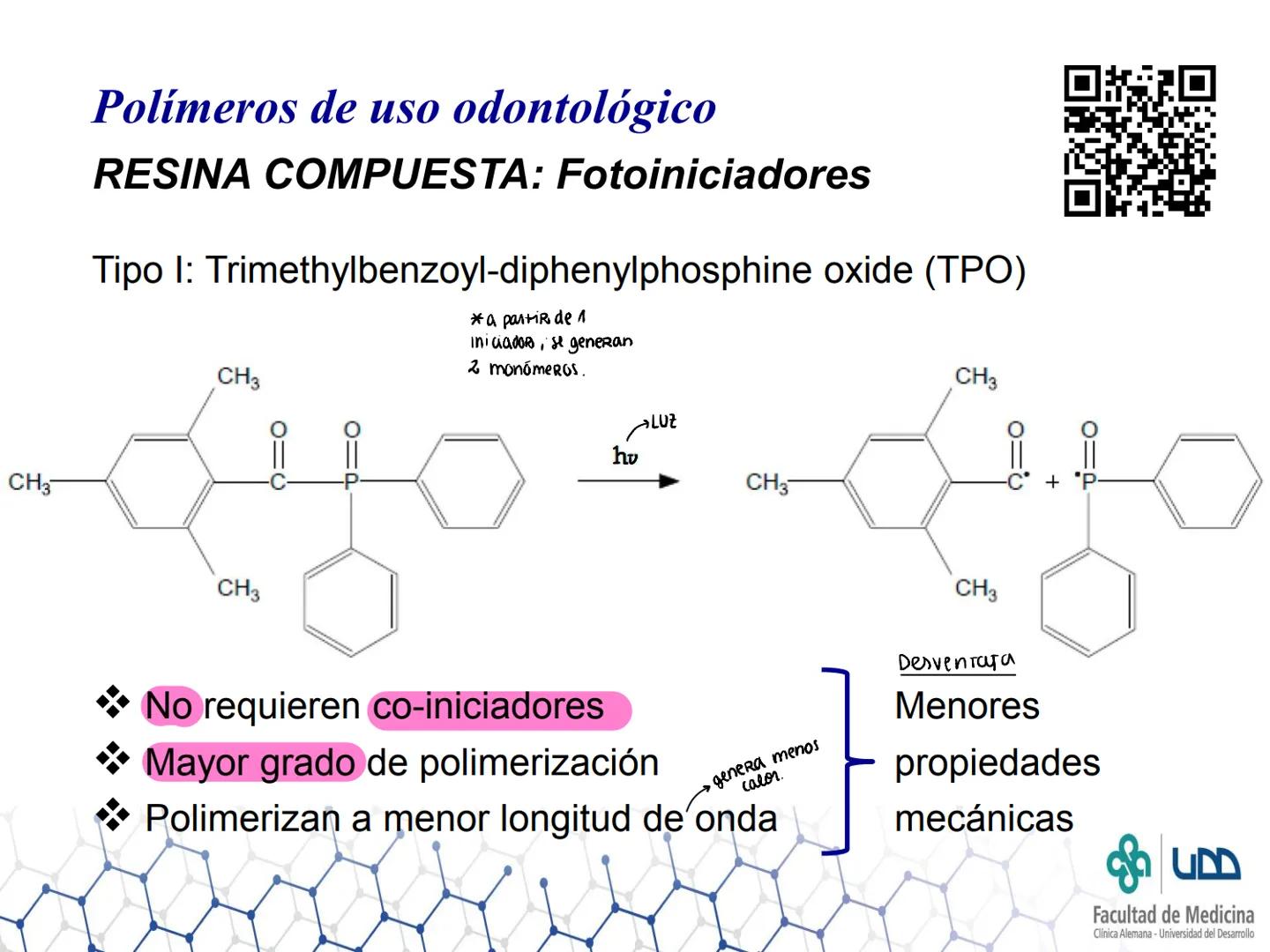 CB
Facultad de Medicina
Clínica Alemana - Universidad del Desarrollo
Polímeros
Sergio Rivera F. - sergio.rivera@udd.cl
Carmen Navarro M.- ca