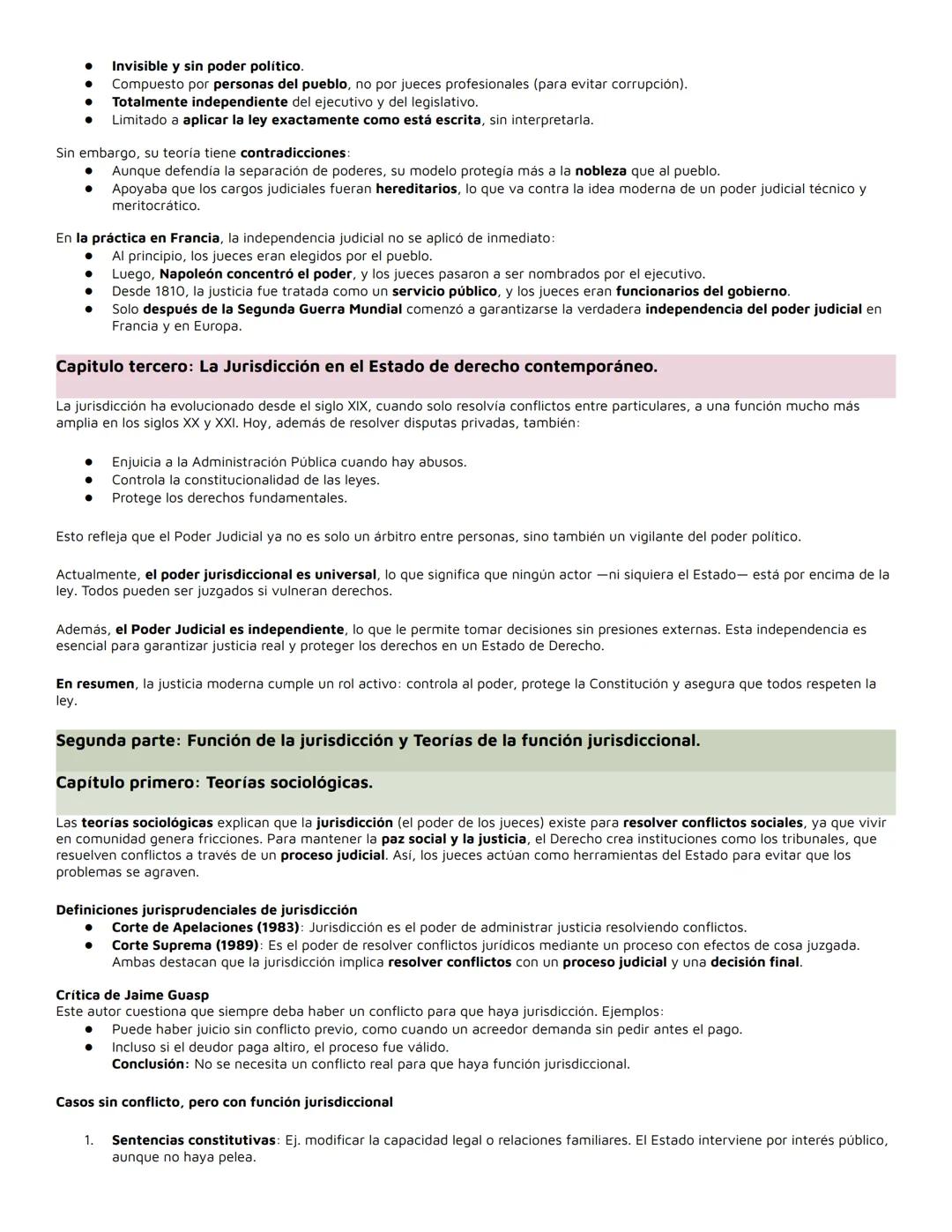 # Manual Derecho Jurisdiccional.
Primera parte: Formación de la jurisdicción: Estado absoluto, Estado liberal y Estado contemporáneo.
¿Qué