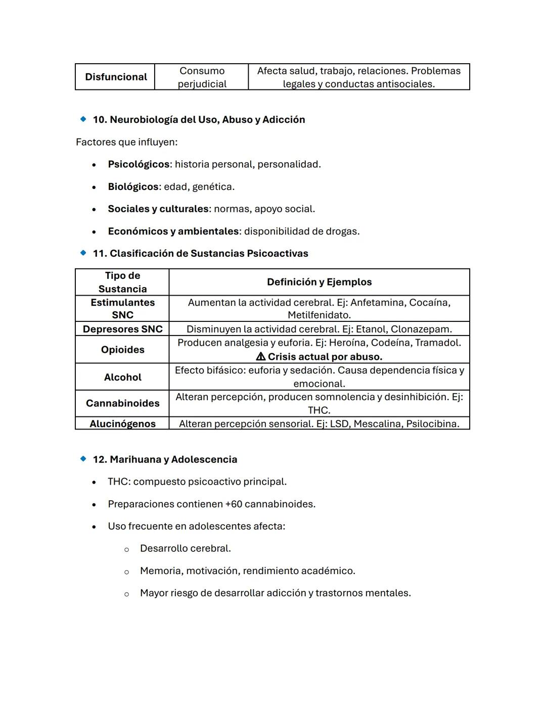 Resumen 12 - Mundo de los Medicamentos:
Plantas Medicinales
◆ 1. Tabla: Diferencias entre especies vegetales
Tipo de
especie
Definición
Ejem