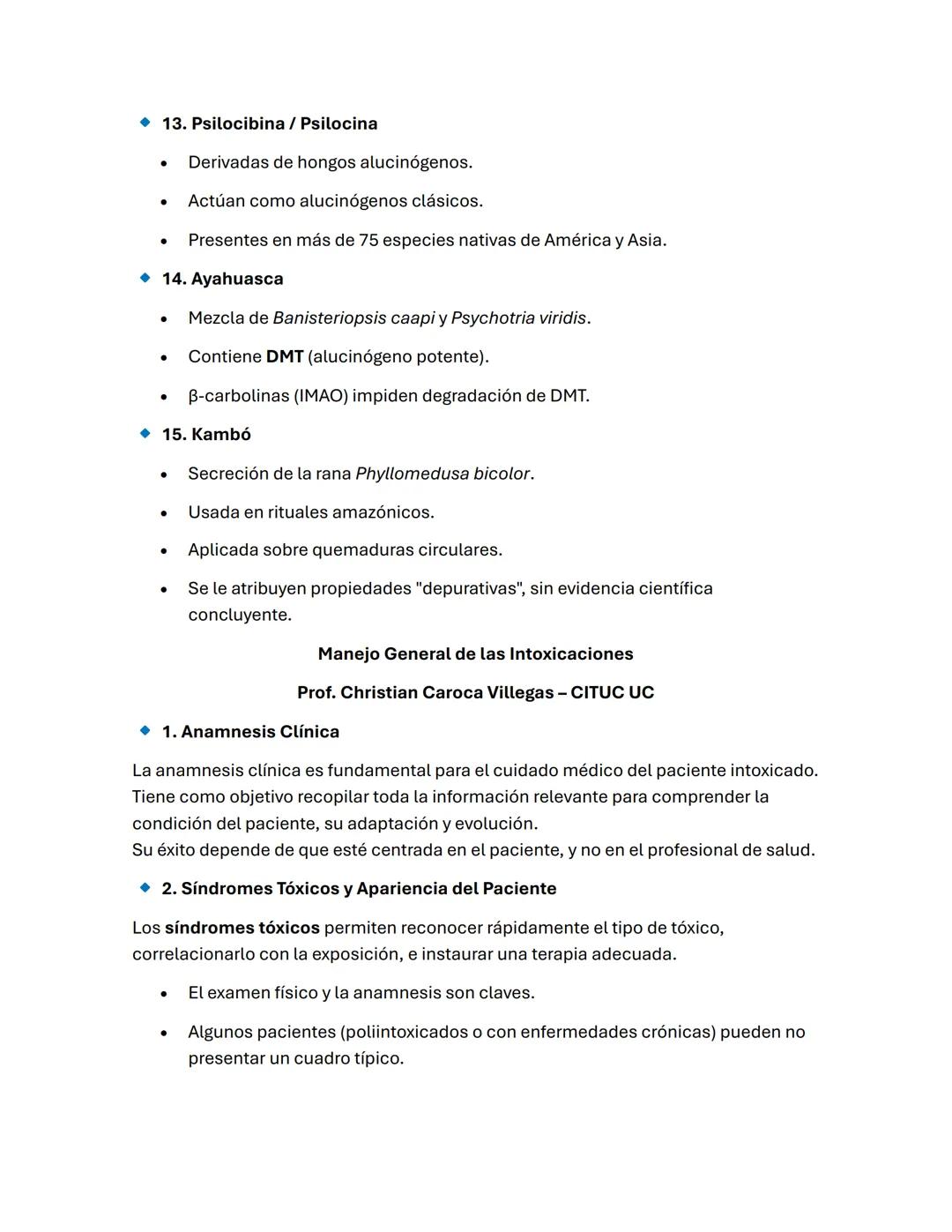 Resumen 12 - Mundo de los Medicamentos:
Plantas Medicinales
◆ 1. Tabla: Diferencias entre especies vegetales
Tipo de
especie
Definición
Ejem