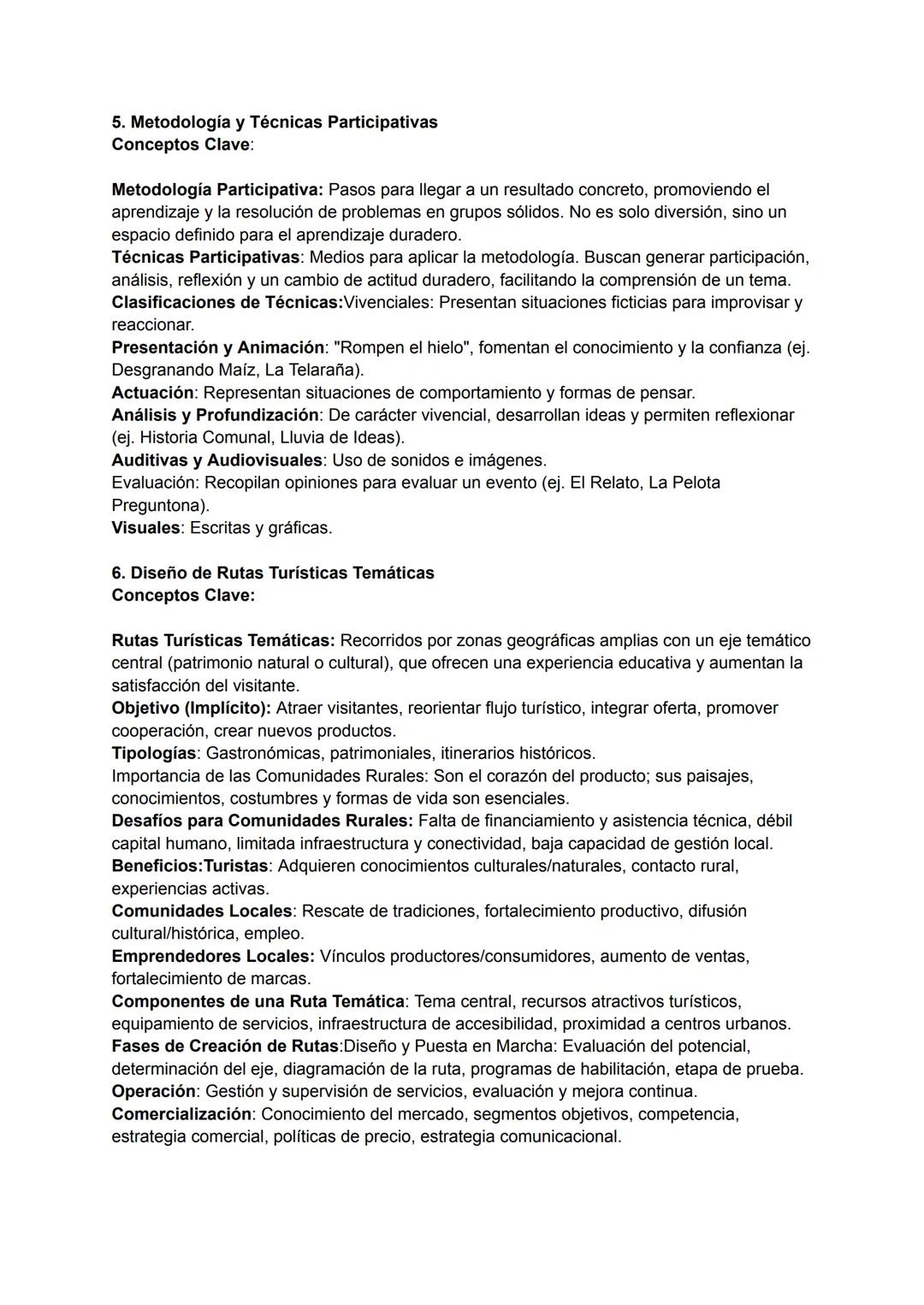 Guía de Estudio Detallada: Gestión y Diseño de Experiencias Turísticas Sostenibles
Contenido
Este material de estudio aborda diversas faceta