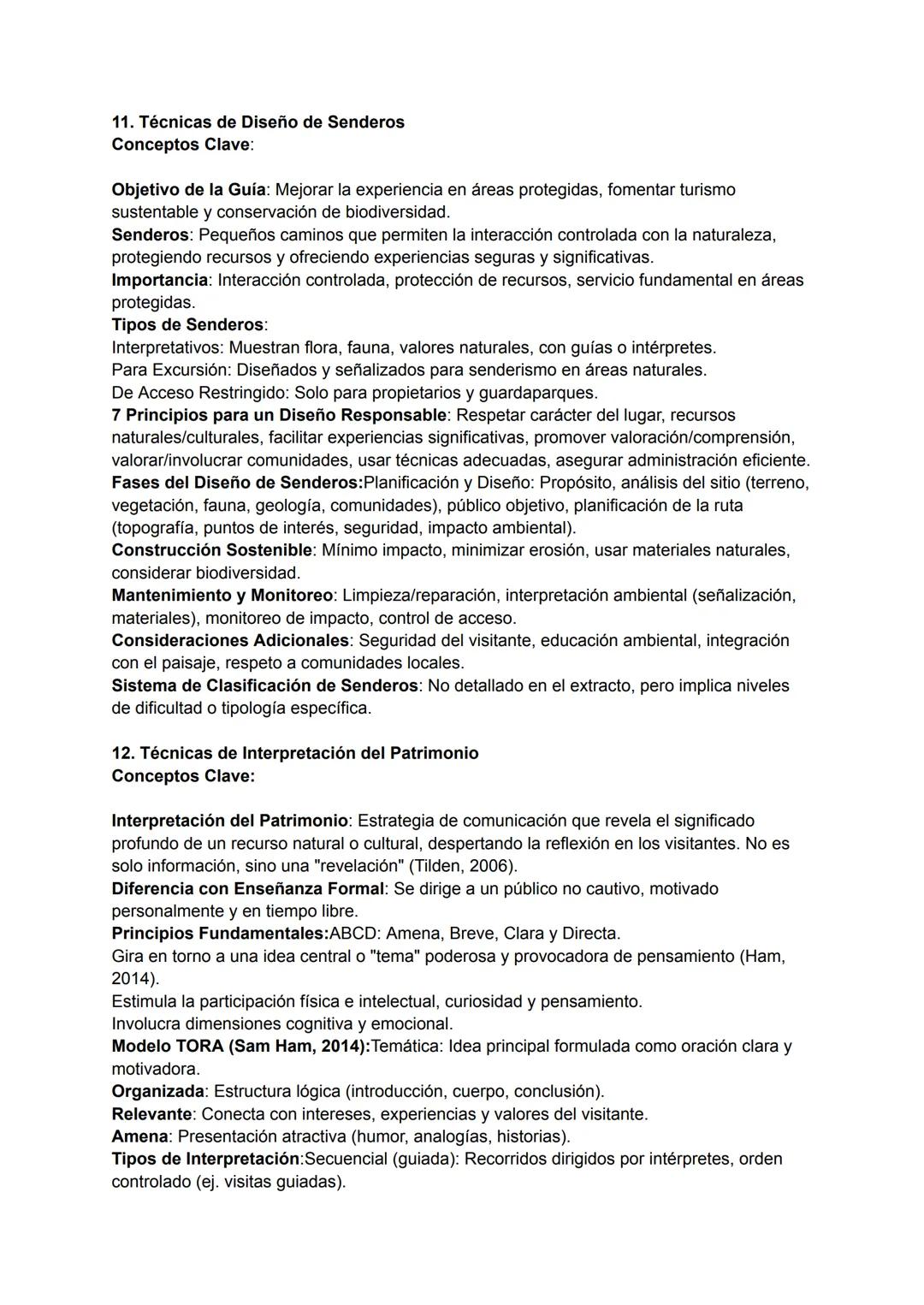 Guía de Estudio Detallada: Gestión y Diseño de Experiencias Turísticas Sostenibles
Contenido
Este material de estudio aborda diversas faceta