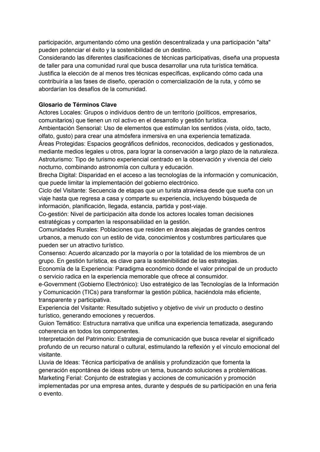 Guía de Estudio Detallada: Gestión y Diseño de Experiencias Turísticas Sostenibles
Contenido
Este material de estudio aborda diversas faceta