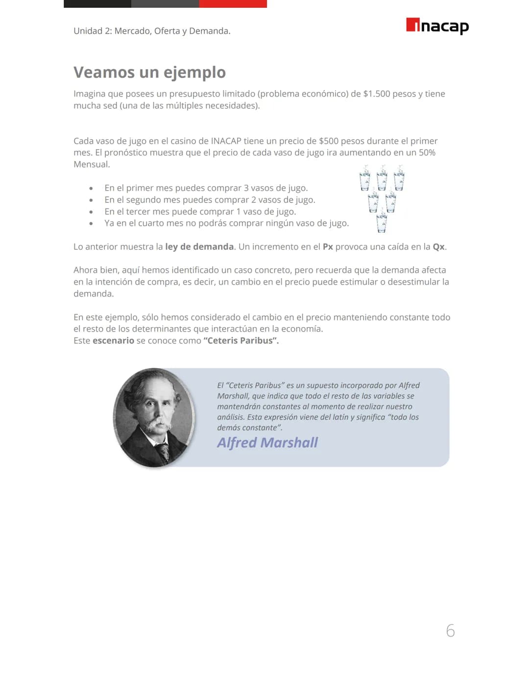 Unidad 2: Mercado, Oferta y Demanda.
Inacap
TEMA 2: La Demanda y sus determinantes (2.1.2)
En el tema anterior, ya hemos identificado las po